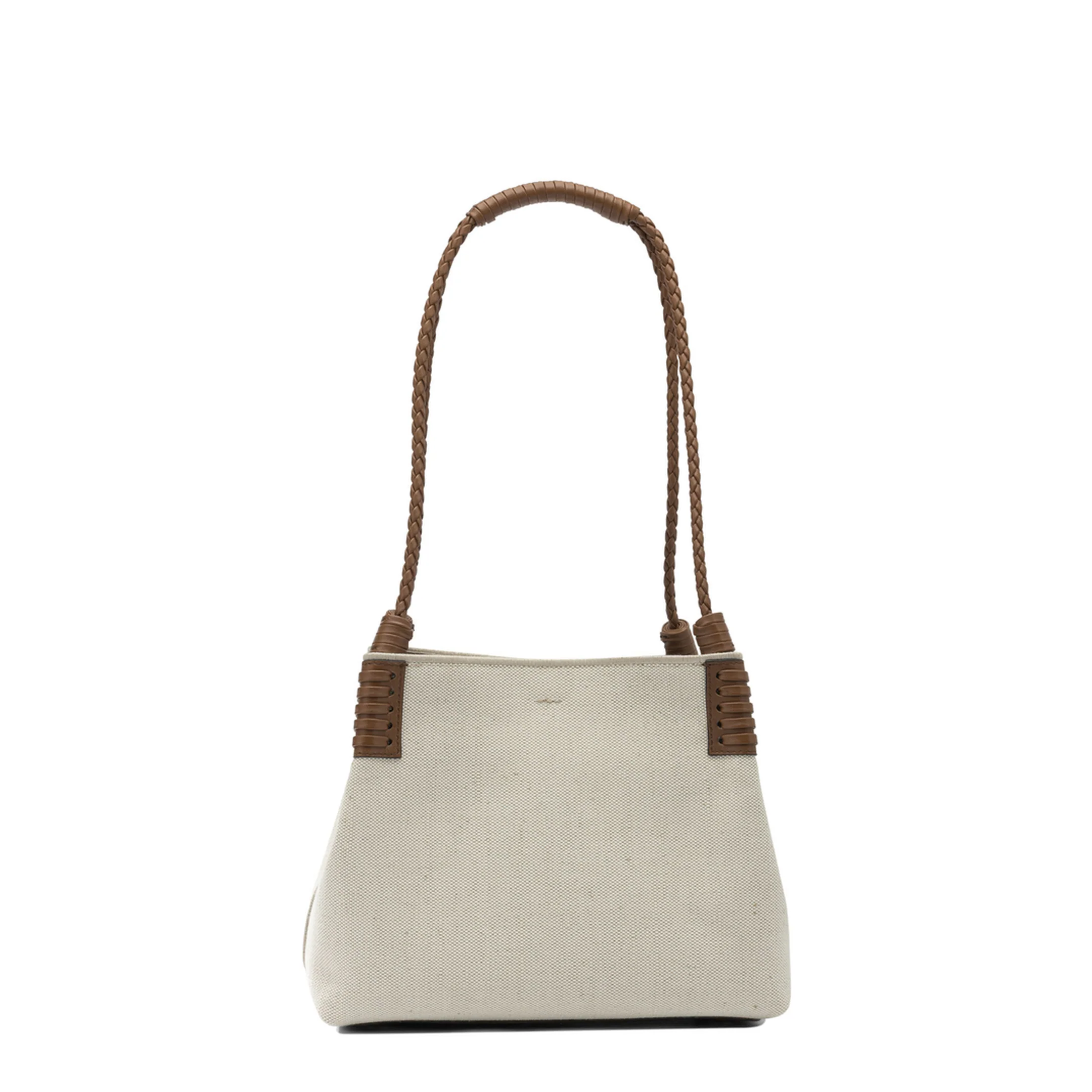 Small Libra Shoulder Bag in White - Image 3