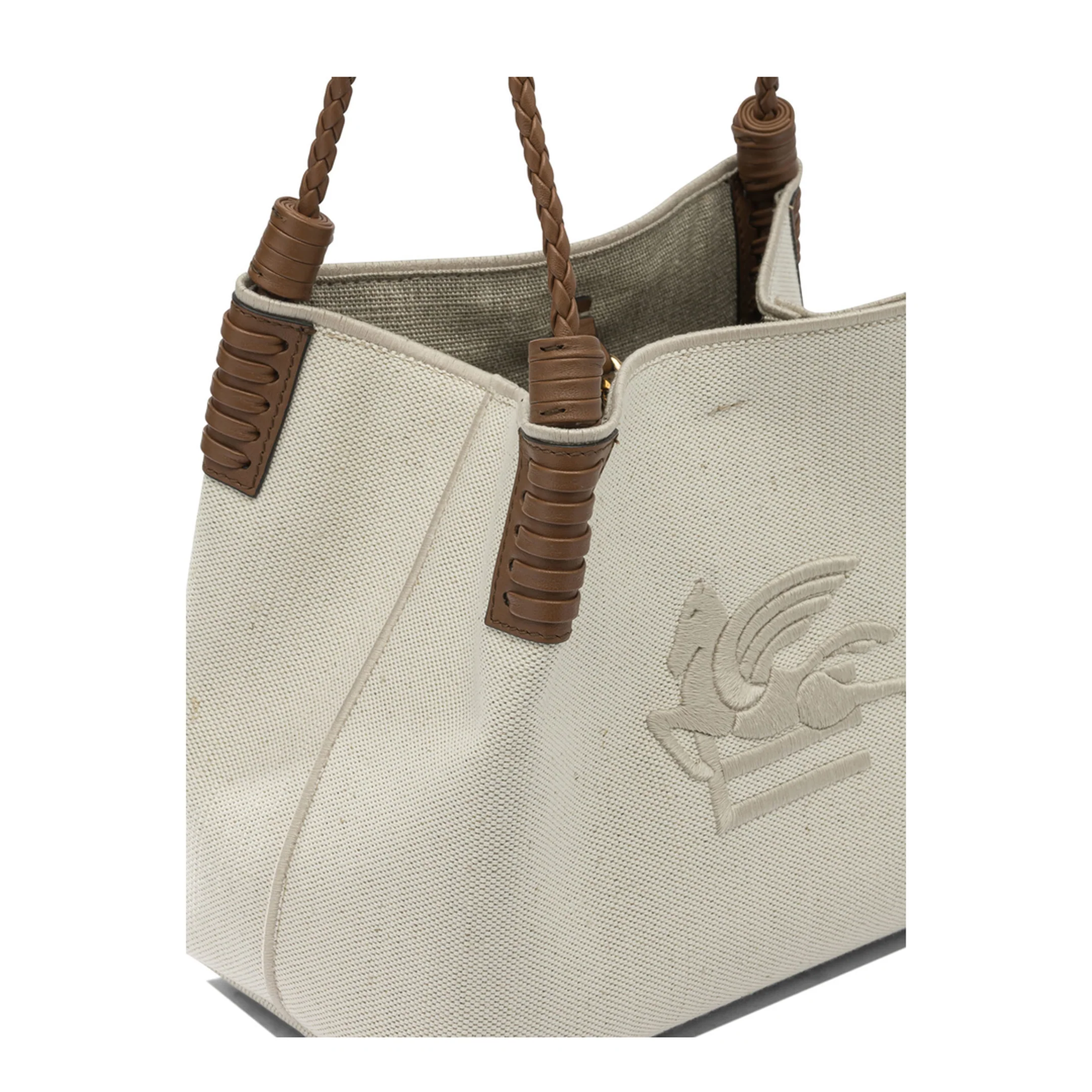 Small Libra Shoulder Bag in White - Image 4