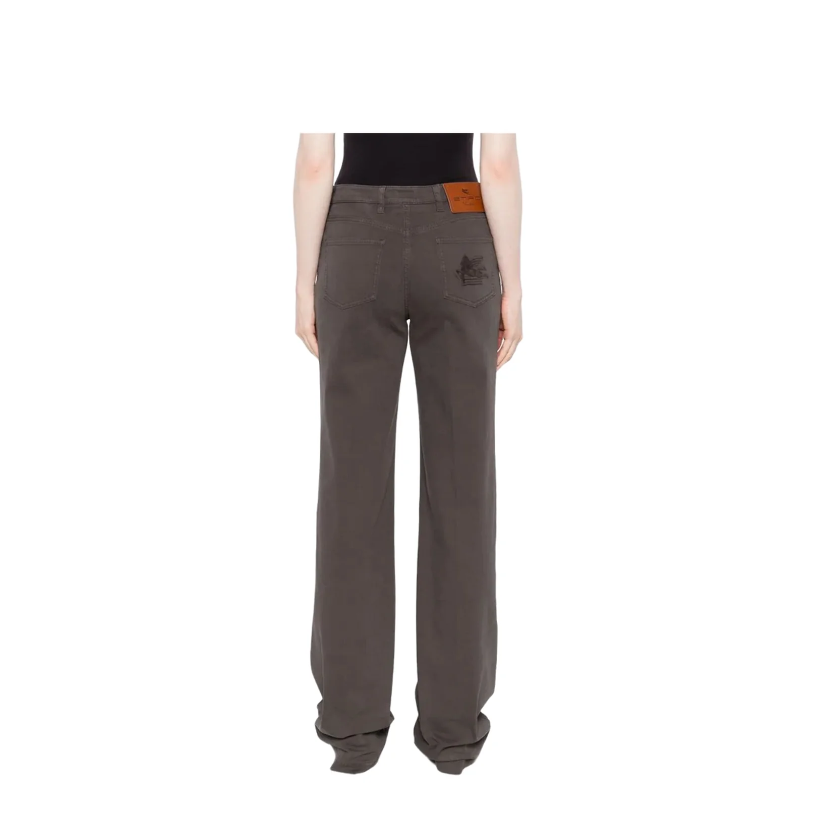 Straight Leg Denim Trousers - Image 4