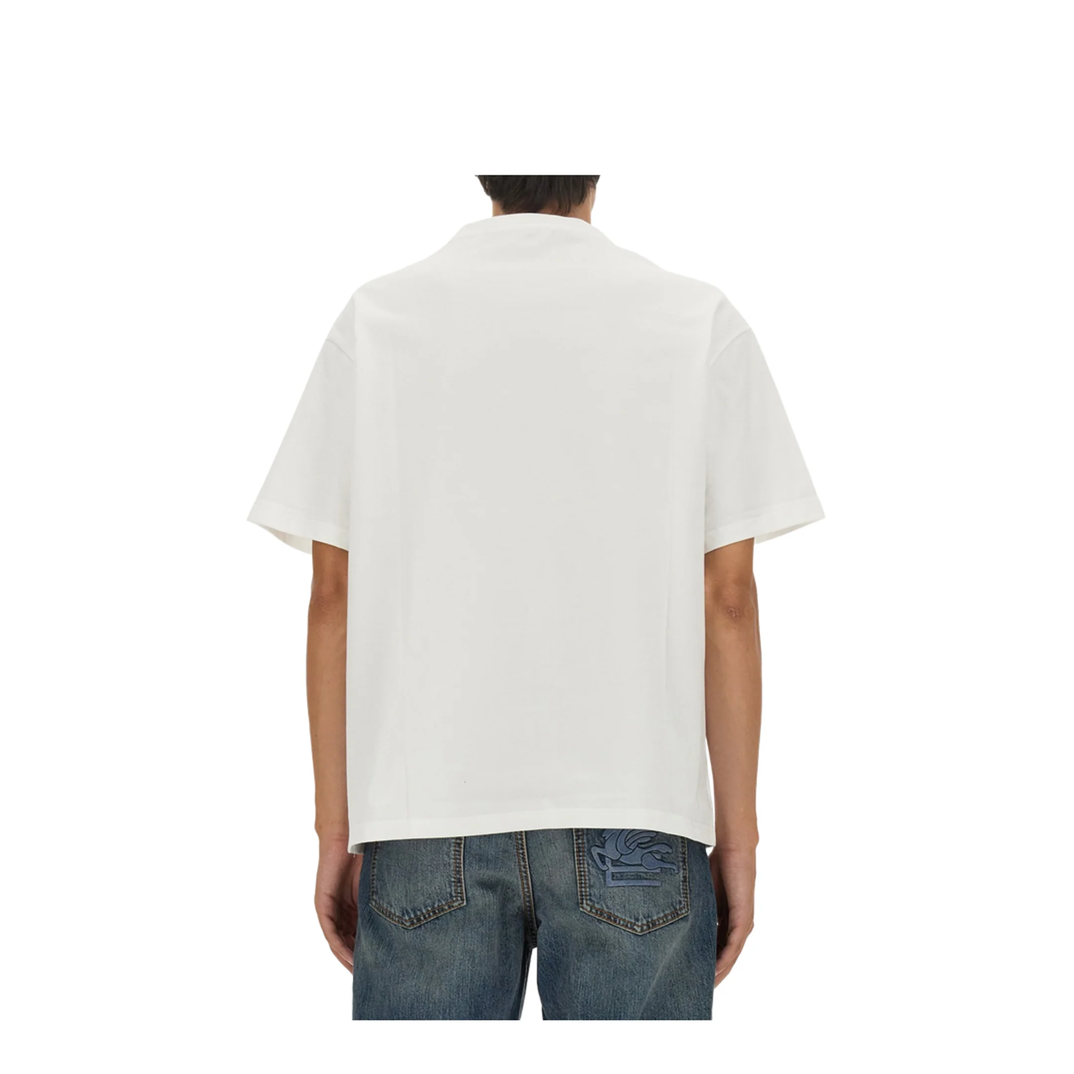 T-shirt With Pegasus Embroidery - Image 3