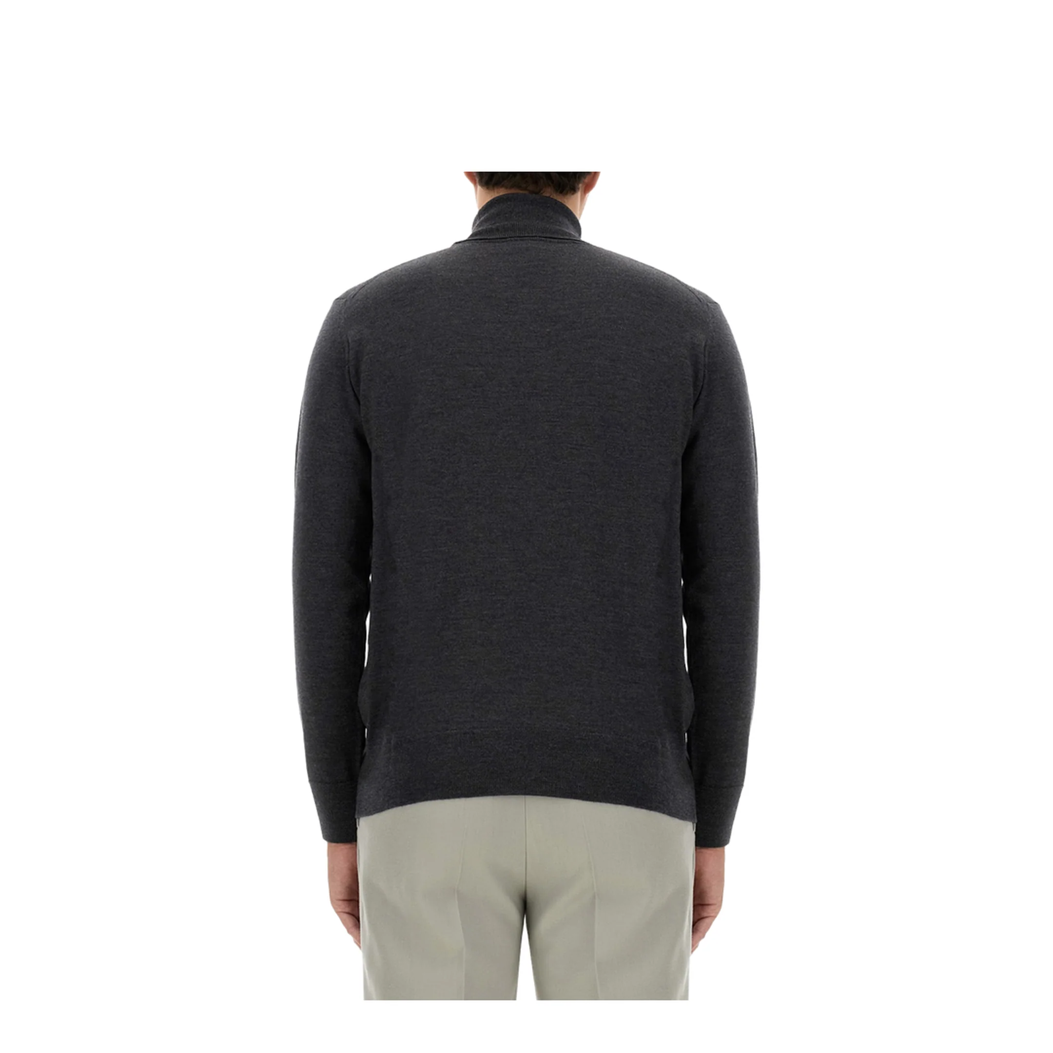 Turtleneck Embroidery Grey - Image 3