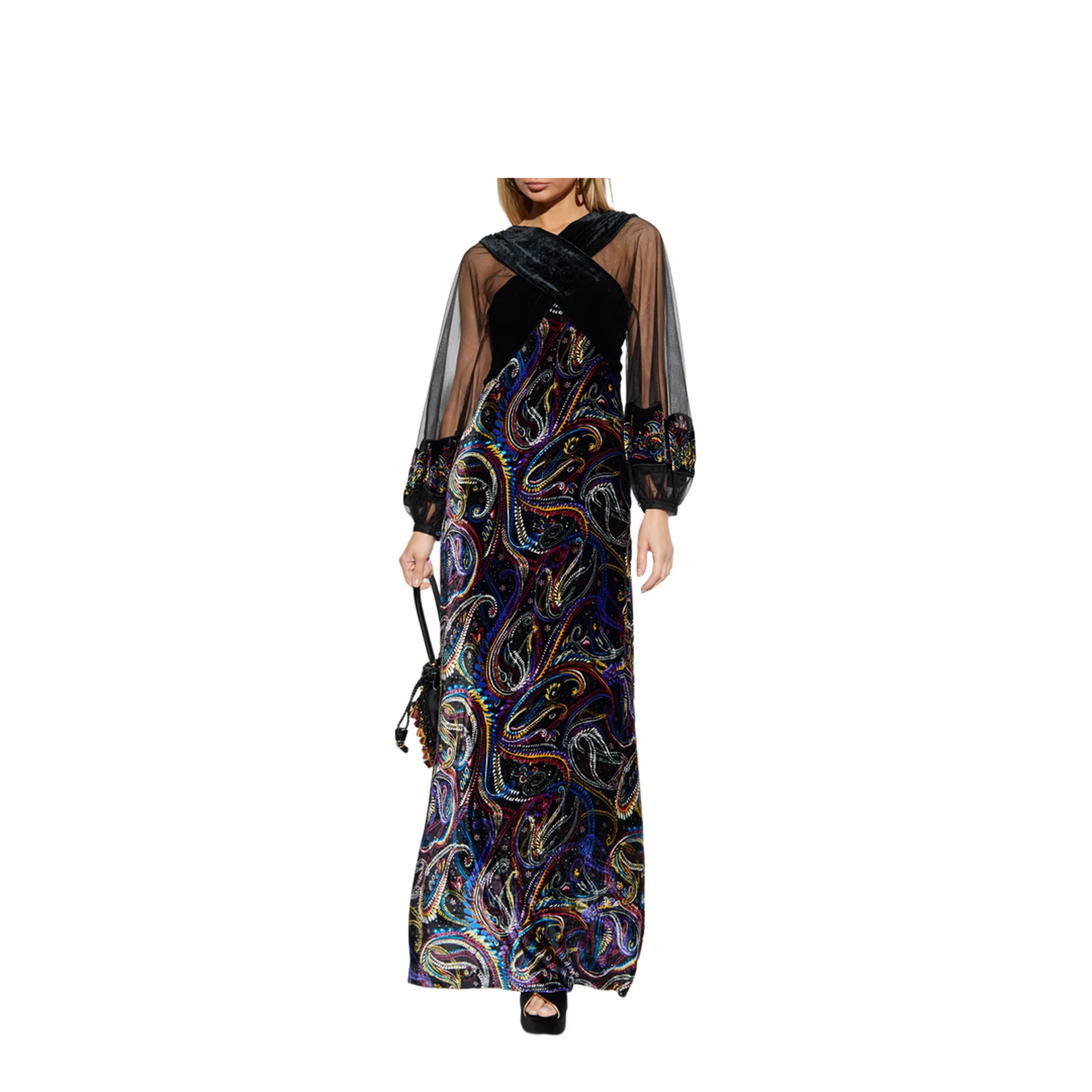 Velvet Dress Black - Image 2