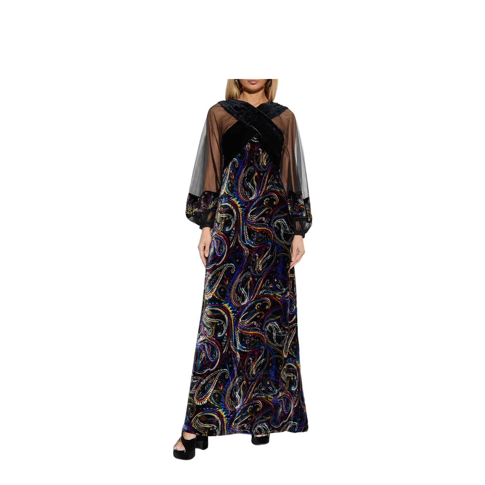 Velvet Dress Black - Image 3