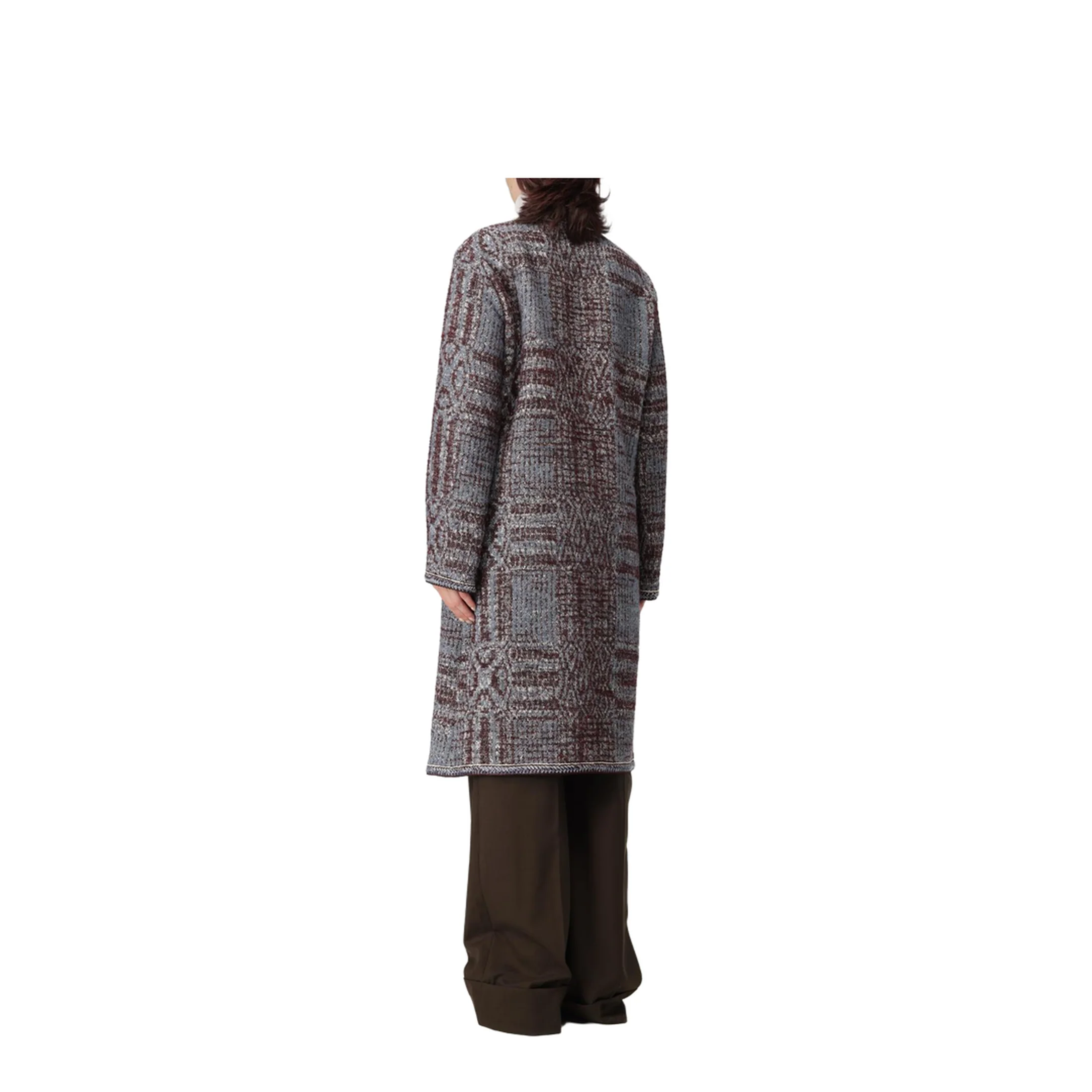 Bouncle Jacquard Coat - Image 2