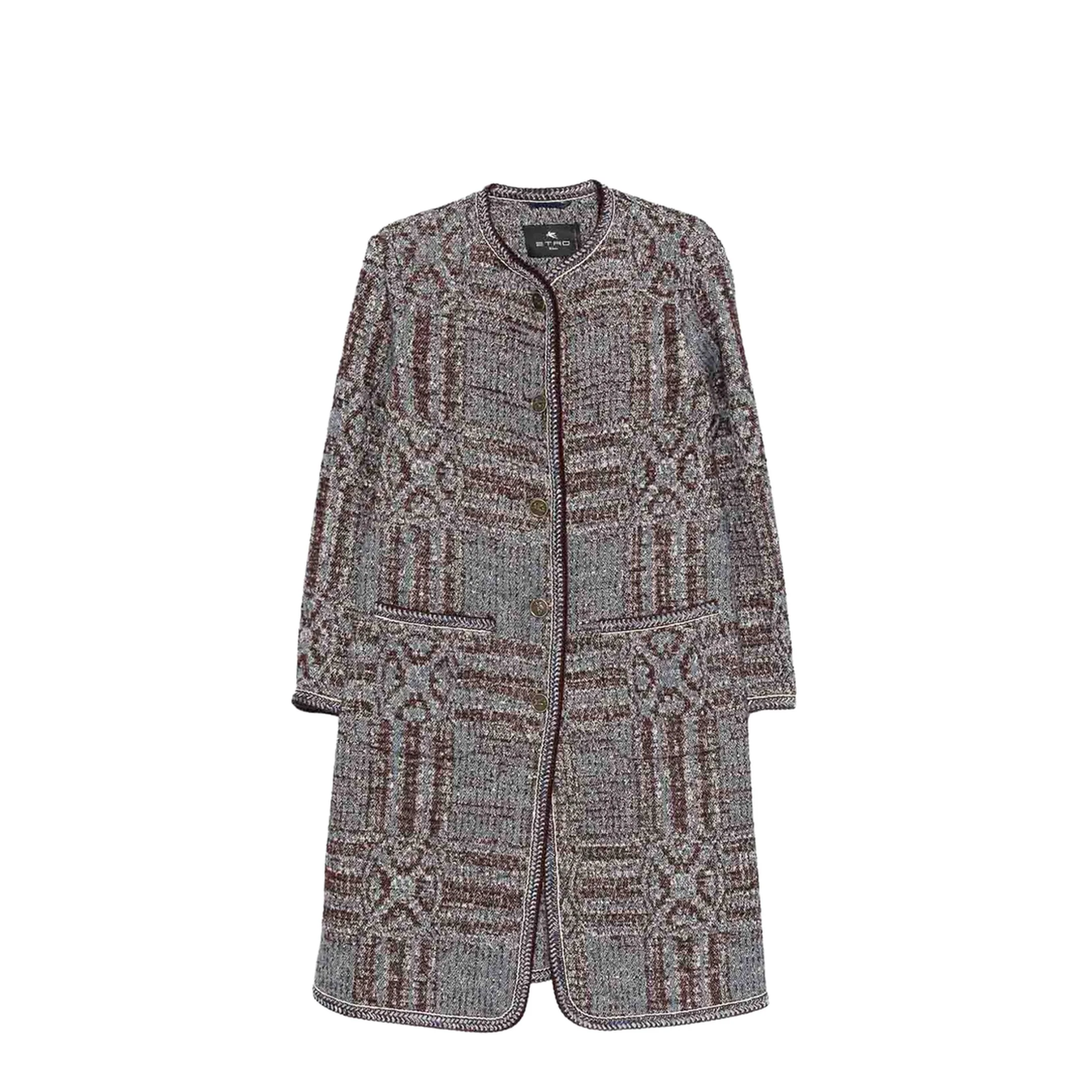 Bouncle Jacquard Coat - Image 5