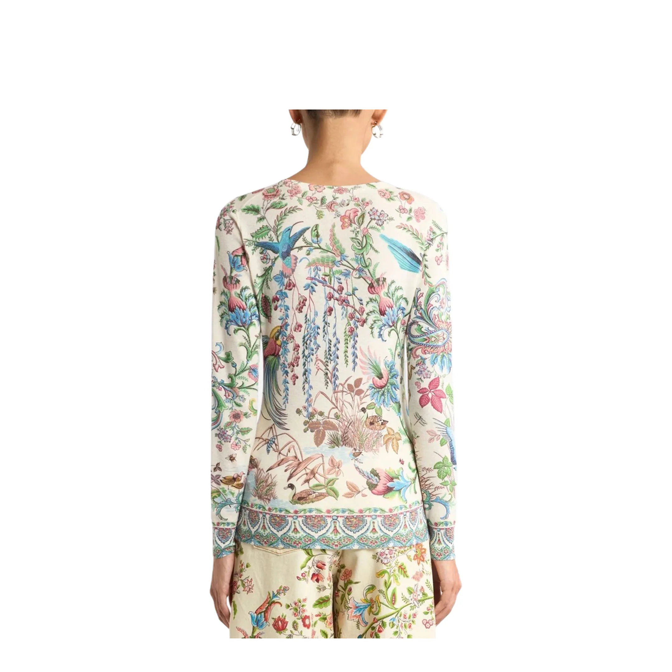 Women's Silk Cashmere Sweater - Image 3