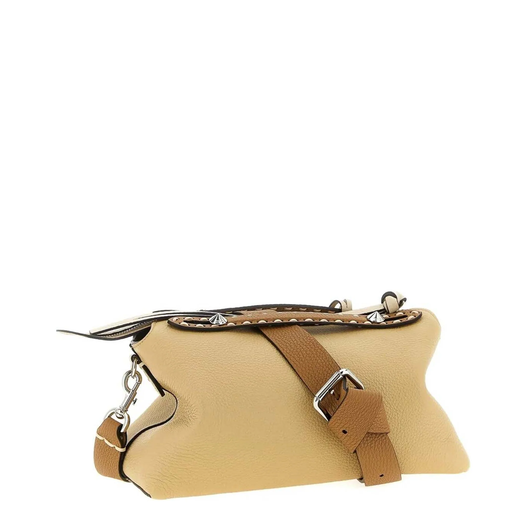 By The Way Medium Leather Crossbody Bags - Beige - Image 2