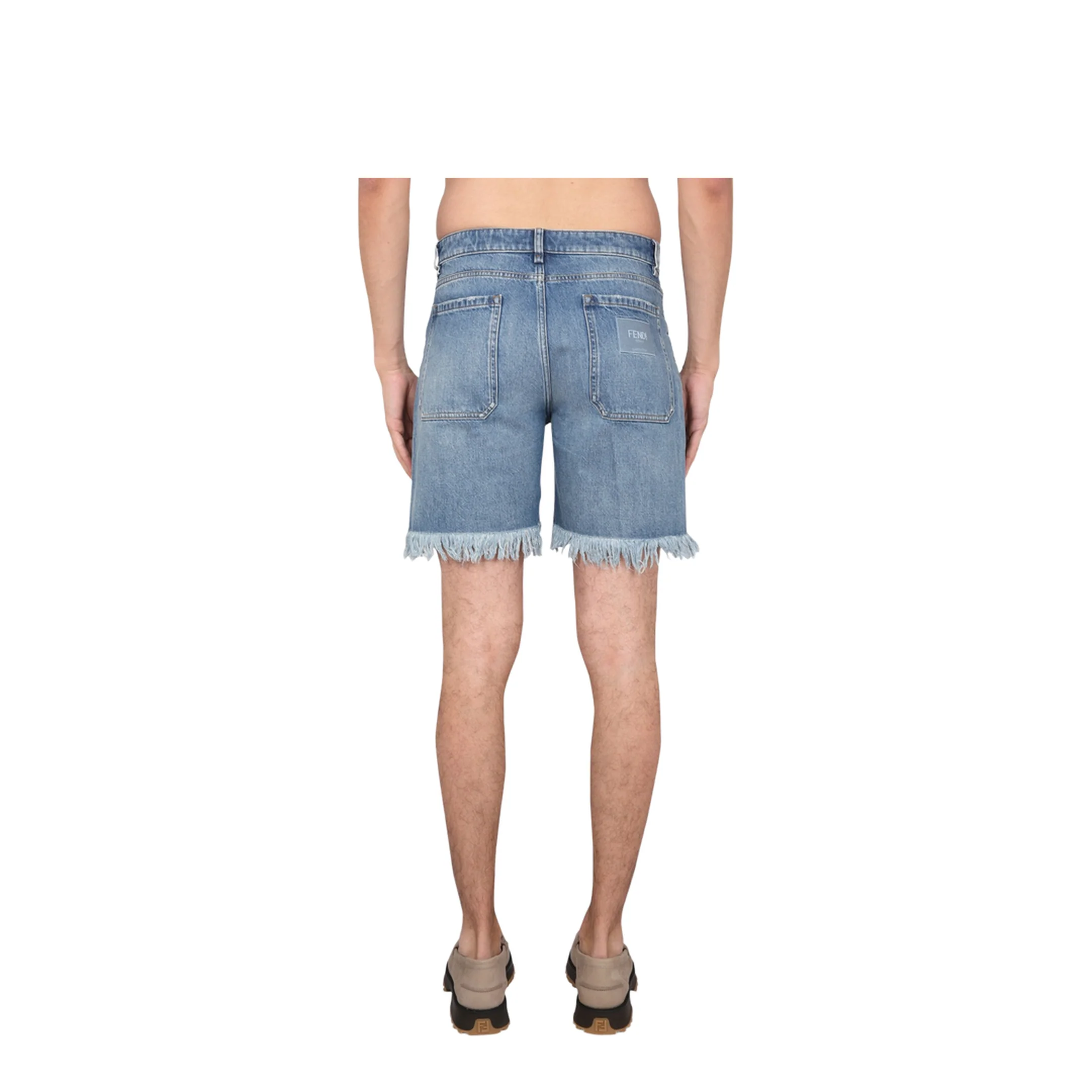 Denim Bermuda Shorts - Image 4