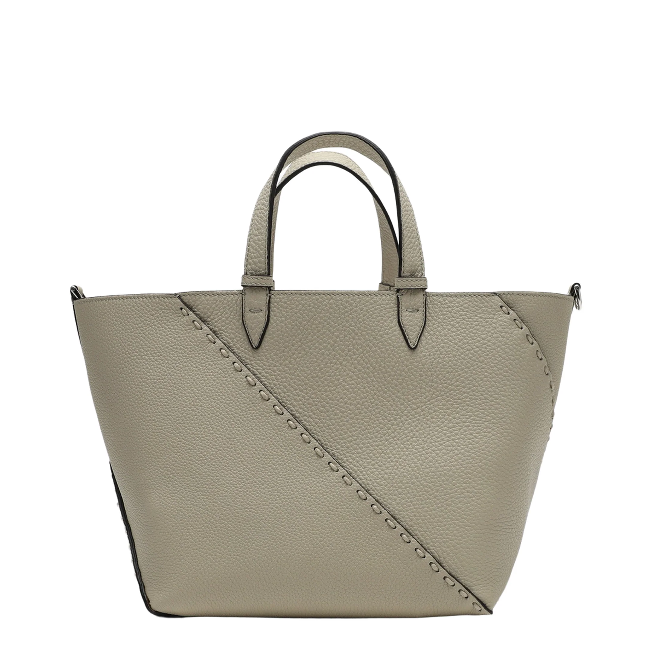 Selleria Small Leather Tote Bags - White - Image 2