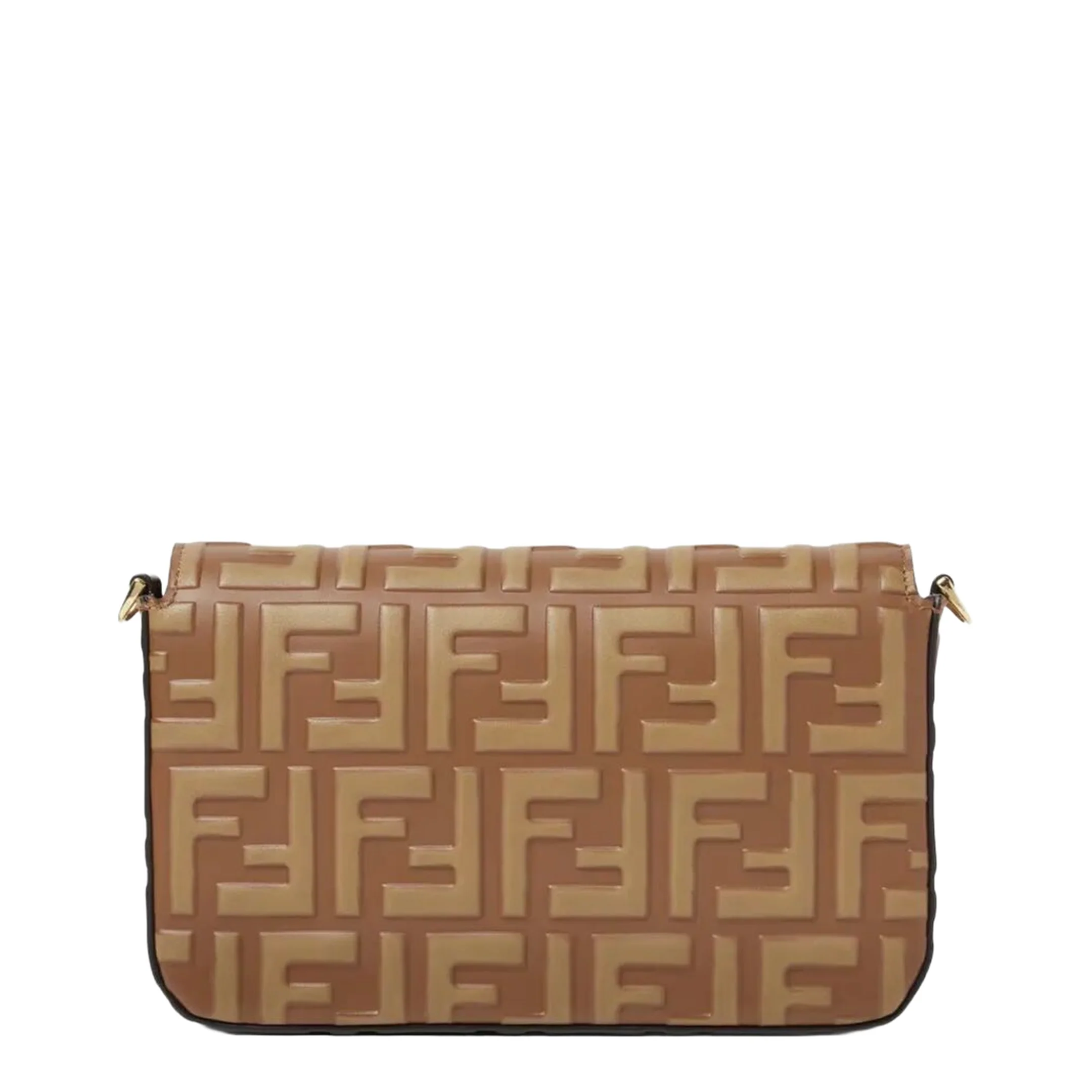FF Diamonds Leather Chain Wallet - Brown - Image 2