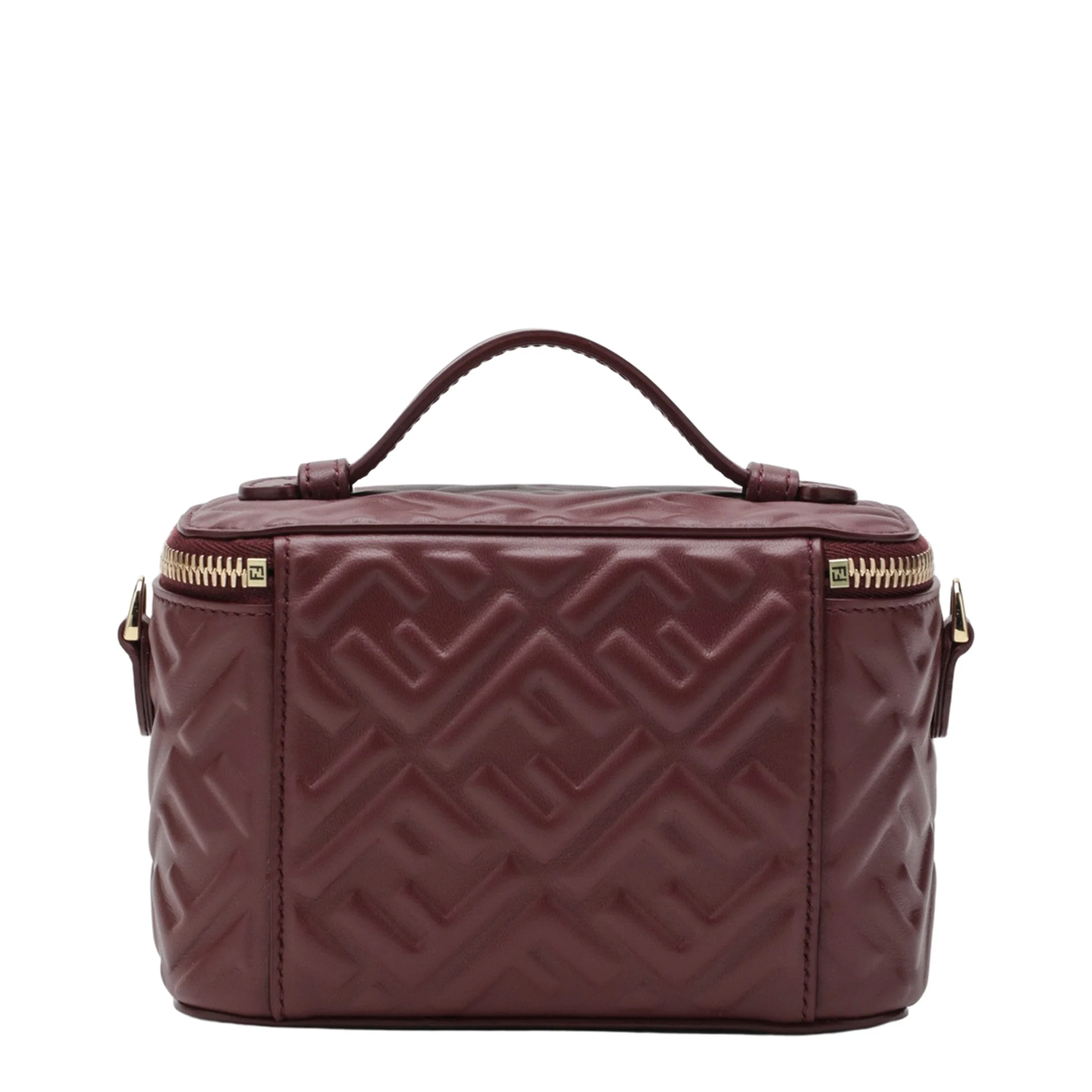 Vanity Satchel Bag Leather Red - Image 2