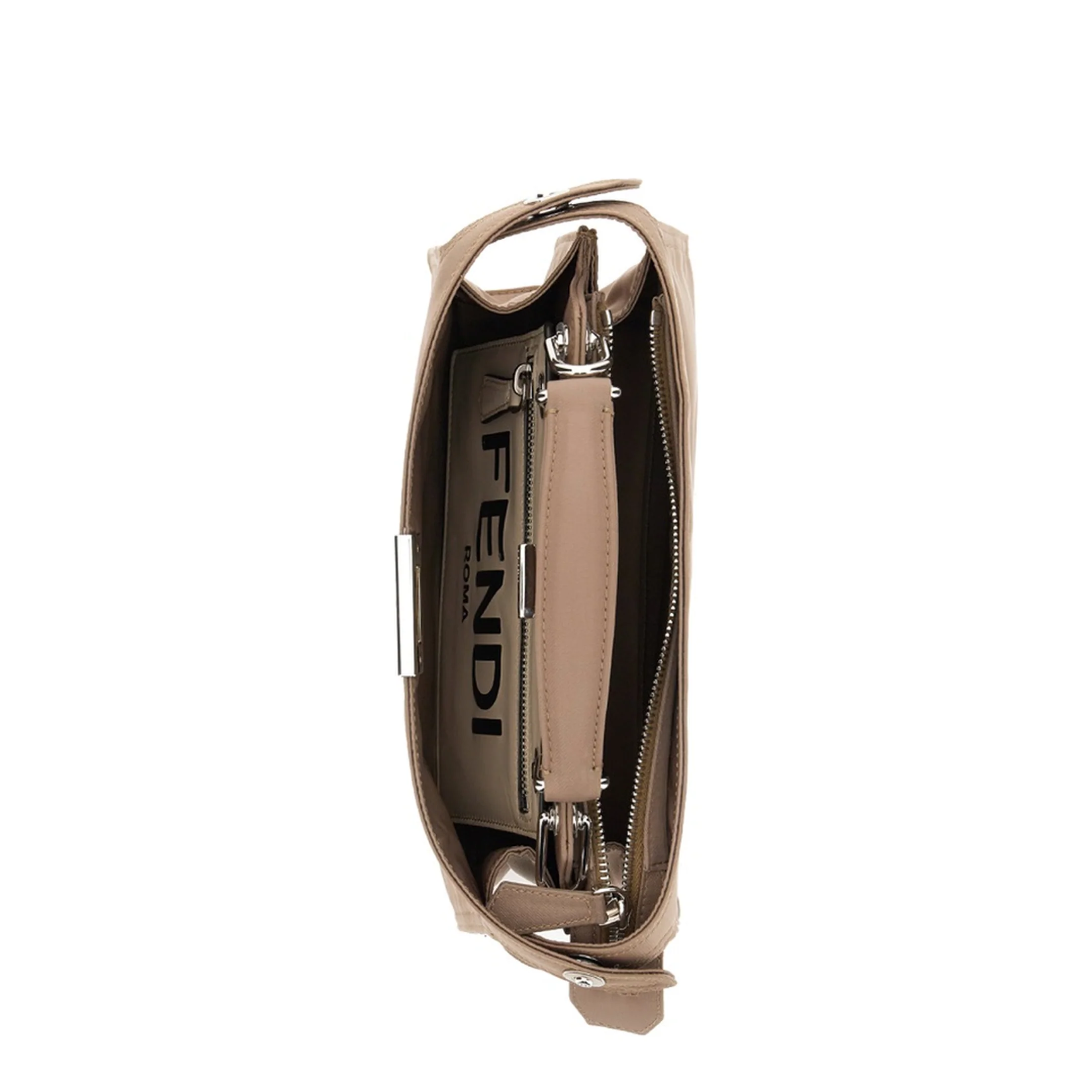 Peekaboo Mini
Brown Nylon Bag - Image 5