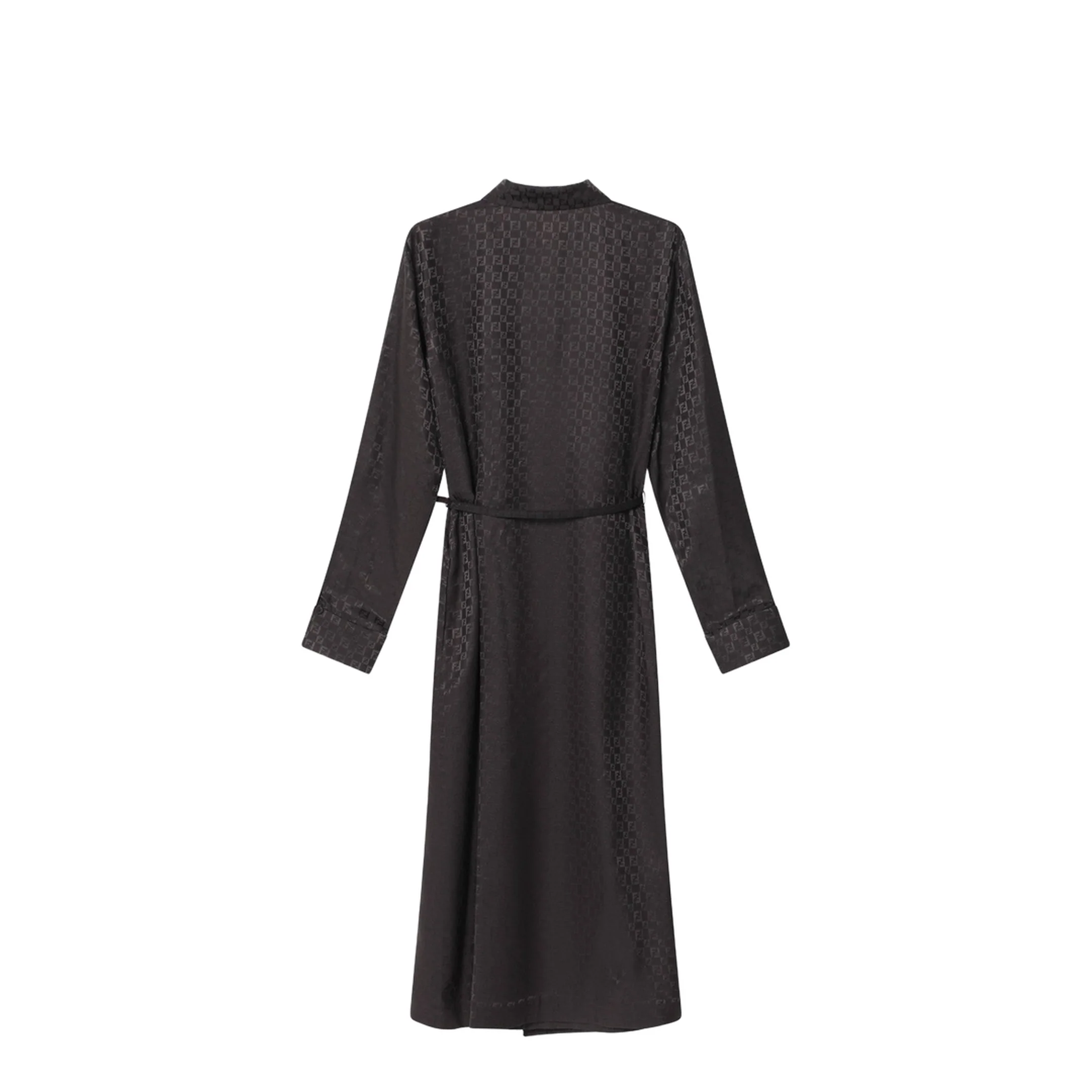 Silk Brown Dress - Image 2