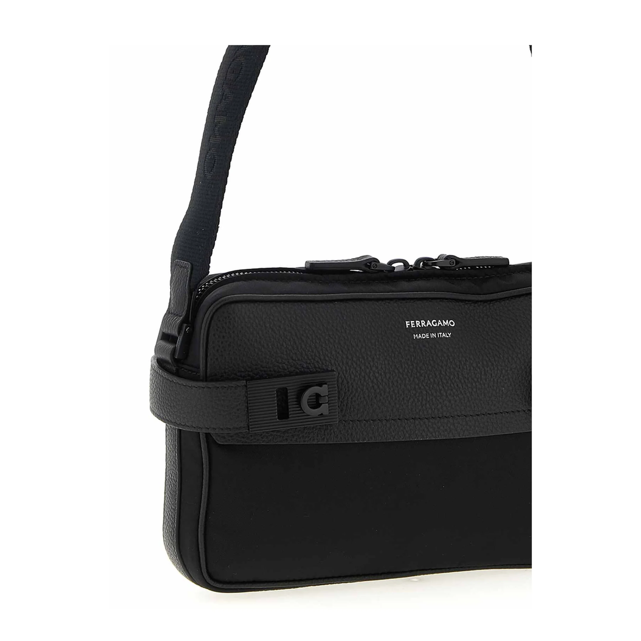 Crossbody Bag with Gancini Buckles - Image 2