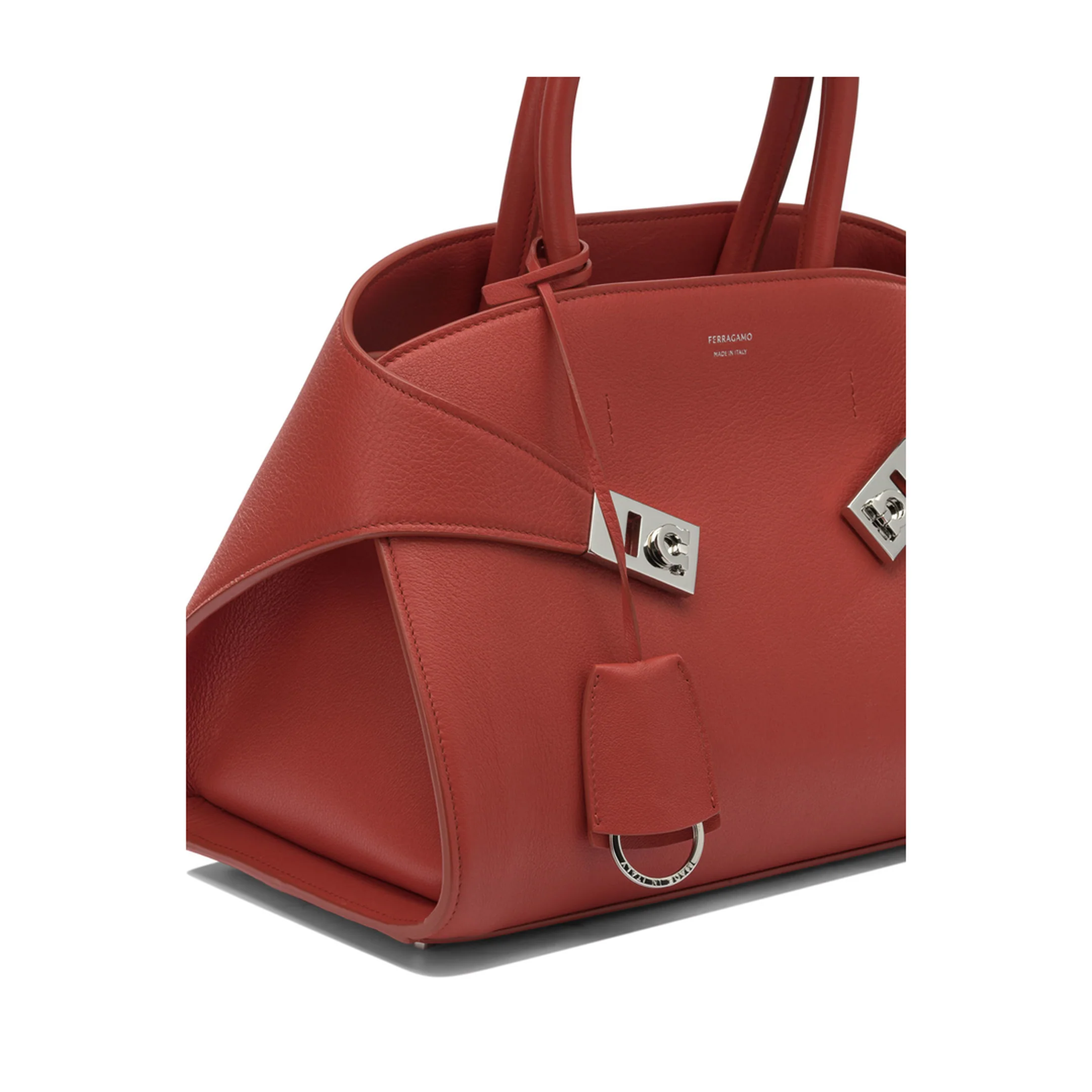 Hug Medium Handbags - Flame Red - Image 4