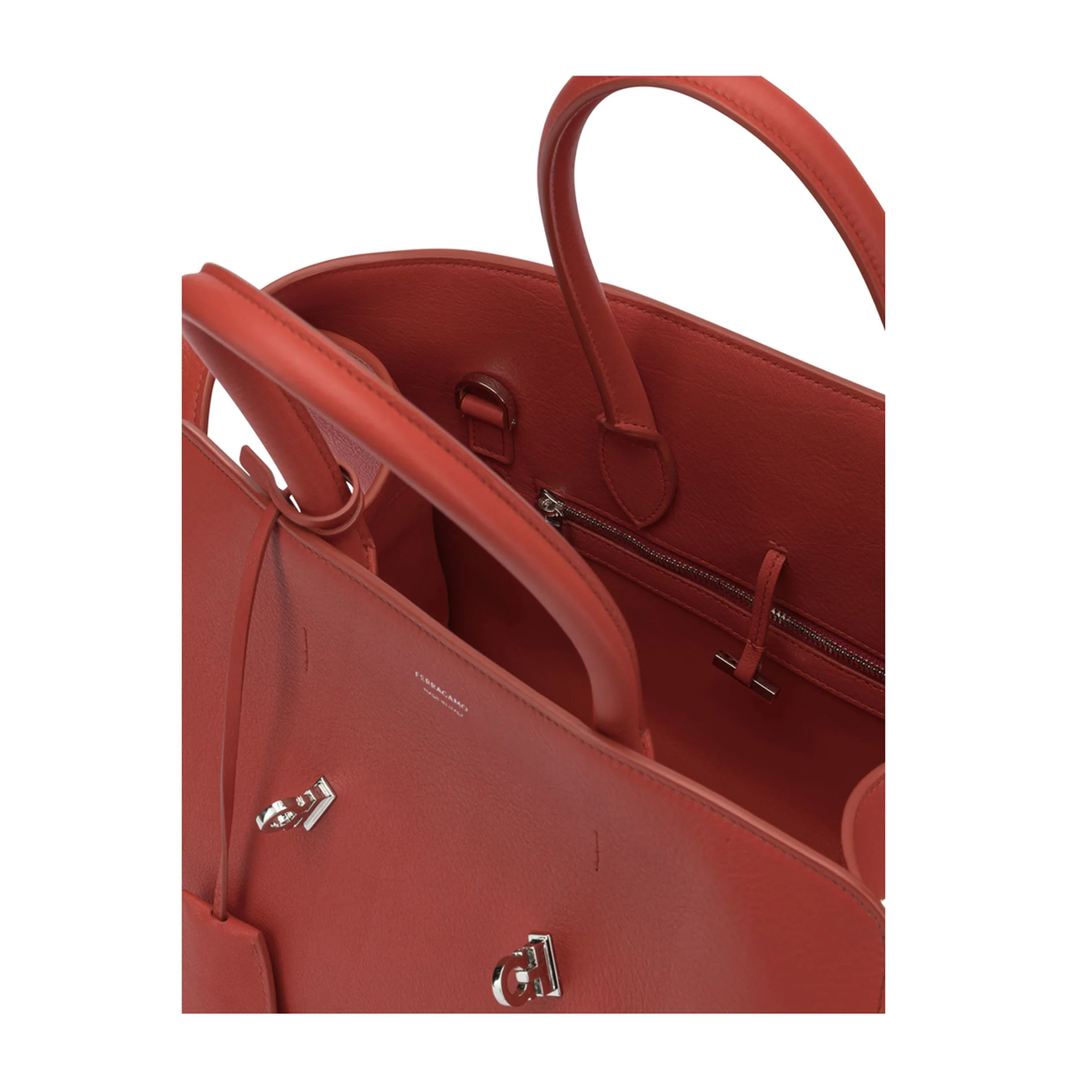 Hug Medium Handbags - Flame Red - Image 5