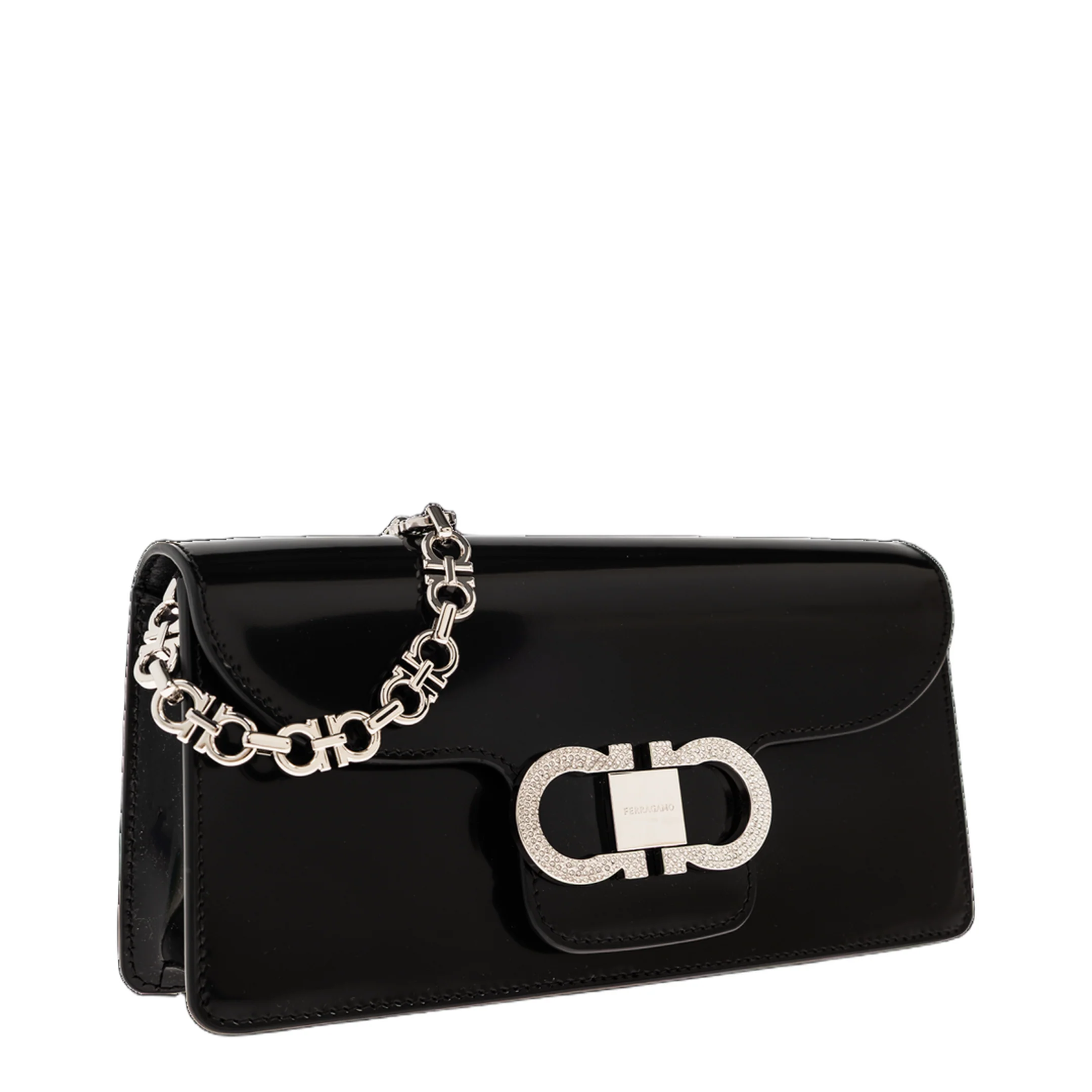 Double Gancini Mini Shoulder Bag - Image 4