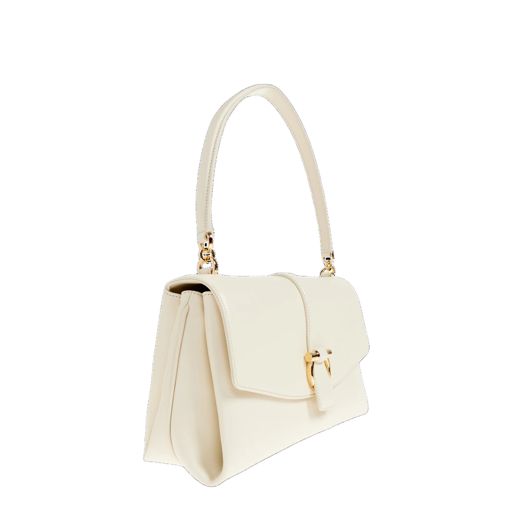 Front Flap Shoulder Bag - Mascarpone - Image 4