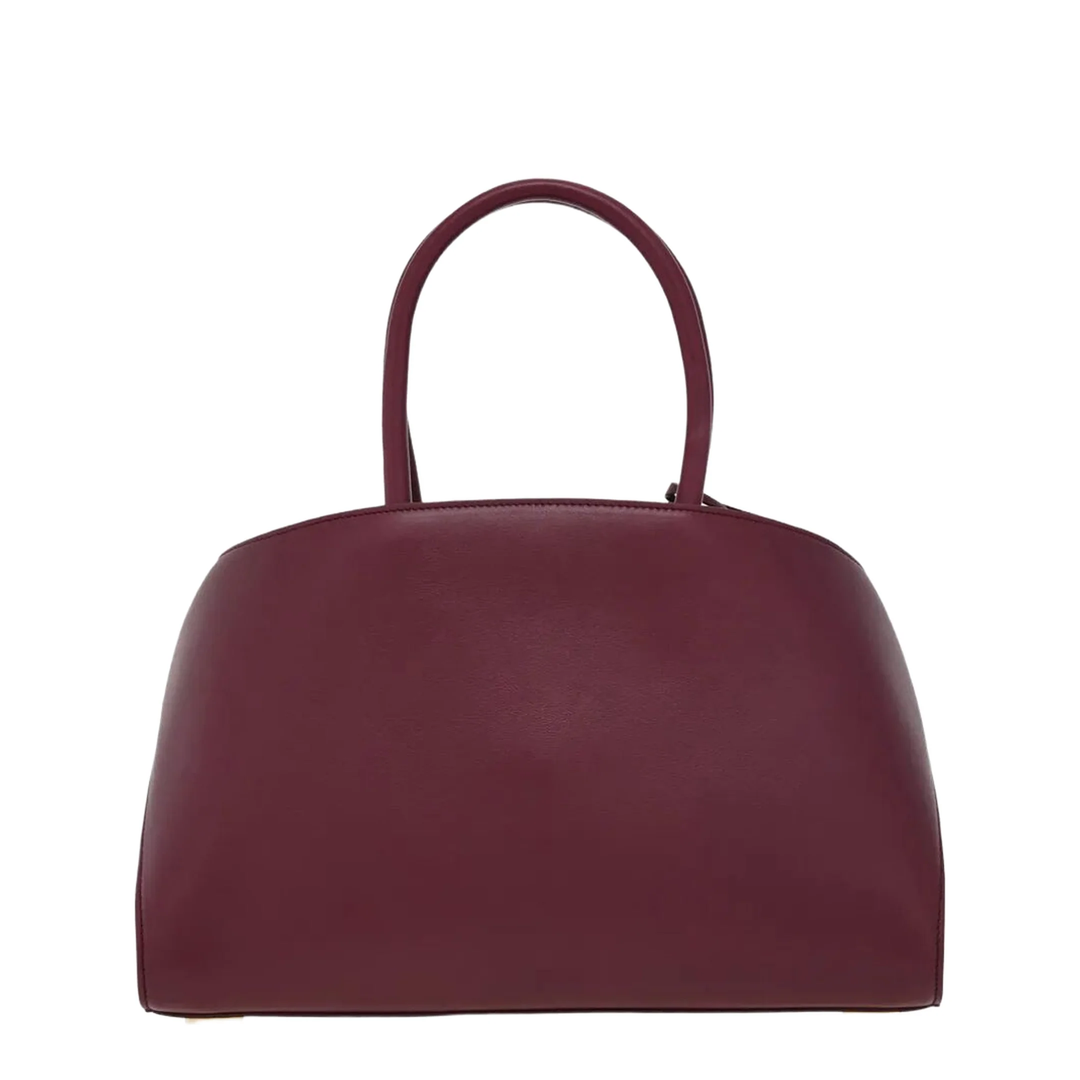 Hug M Handbag Leather Plum - Image 2