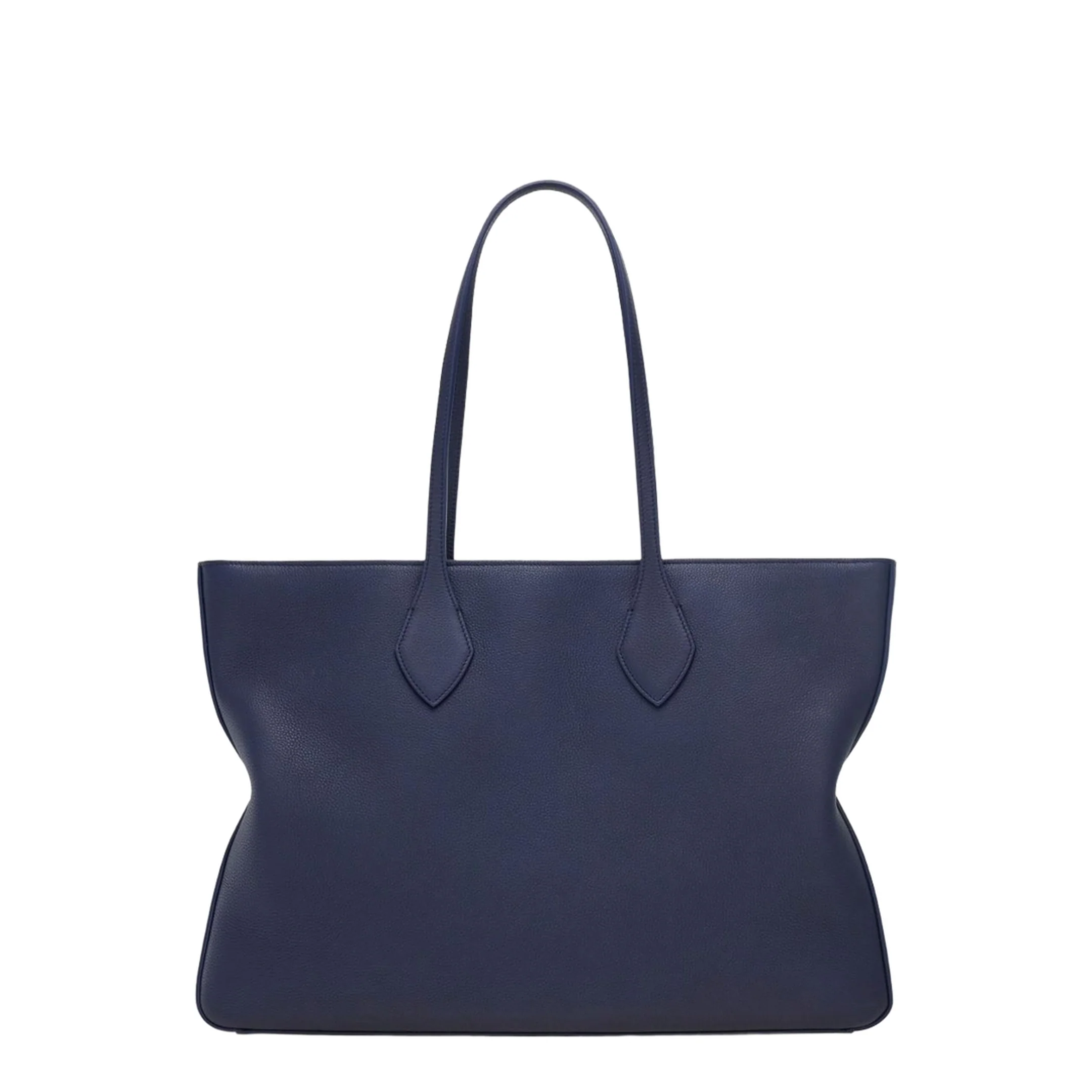 Star Shaped Calfskin Tote Bag - Blue - Image 2