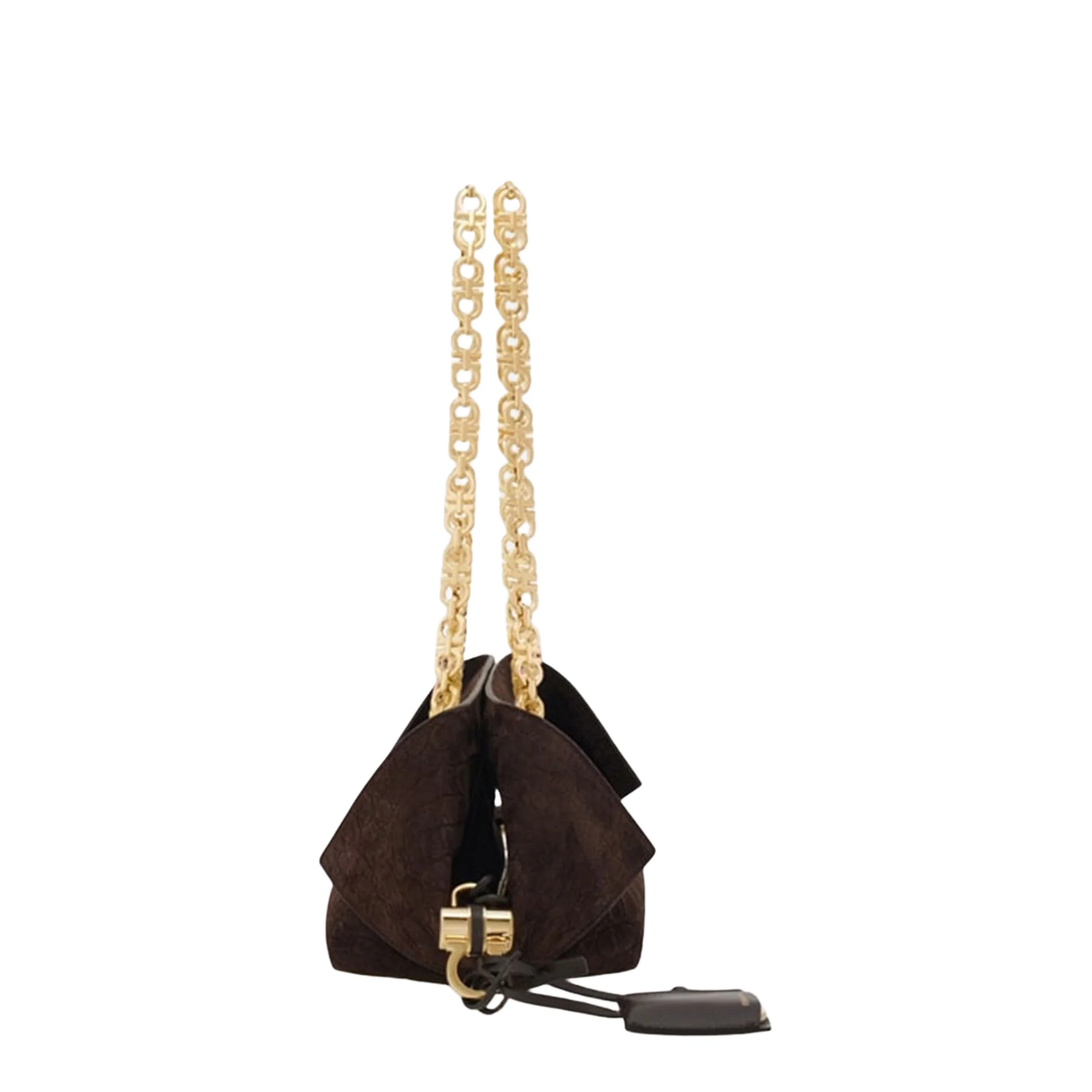 Chain Folded Small Shoulder Bag - Testa di Moro - Image 2