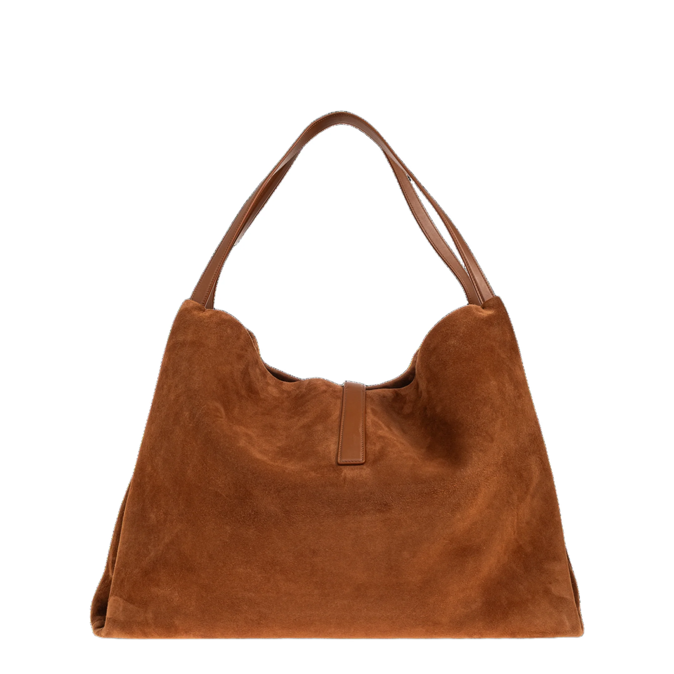 Gancini-detail Suede Shoulder Bag - Image 3
