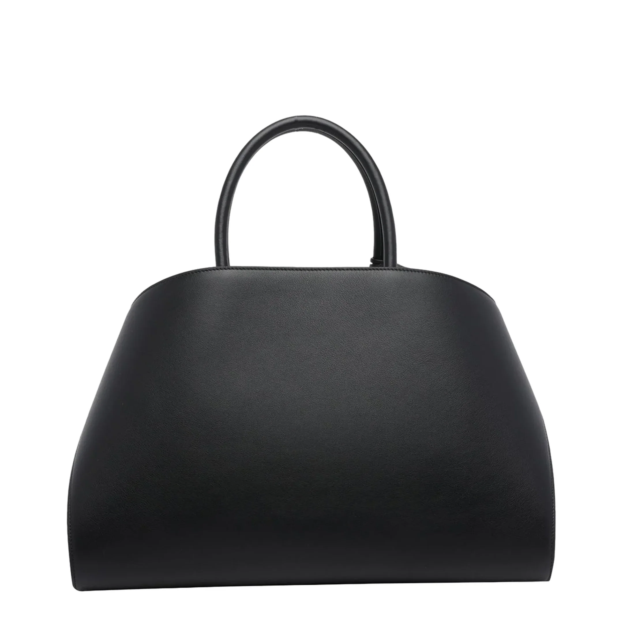 Hug Calfskin Tote Bag - Black - Image 3