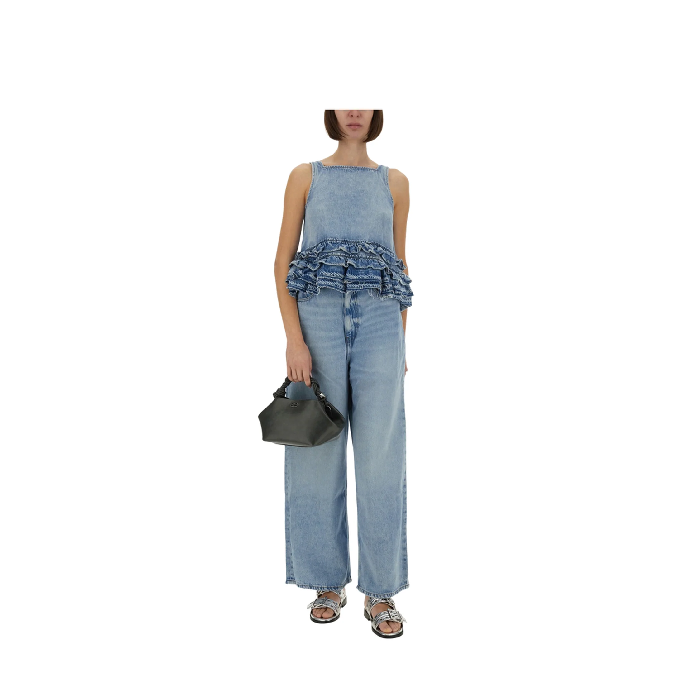 Denim Pants - Light Blue Stone - Image 2