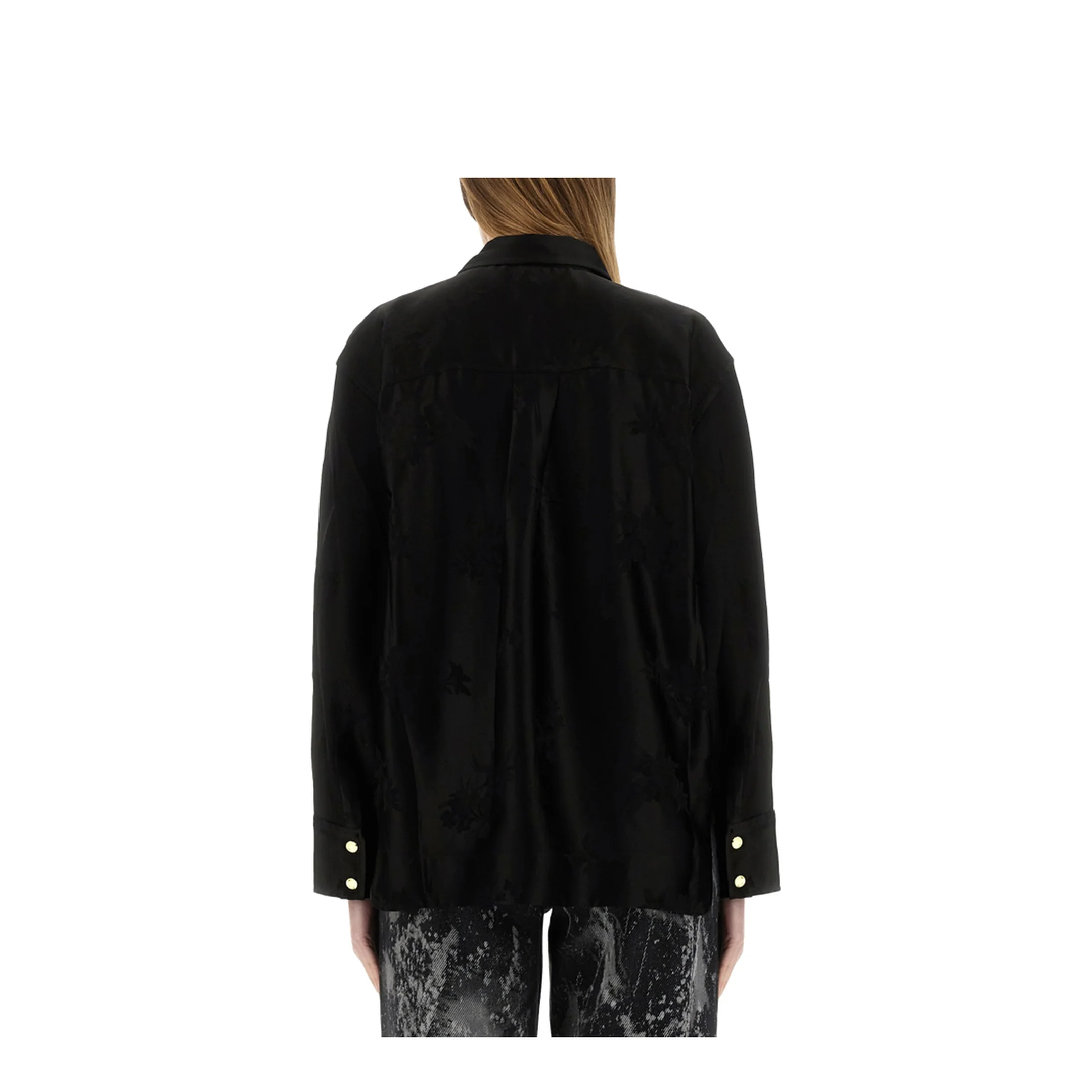 Jacquard Satin Shirt - Image 3