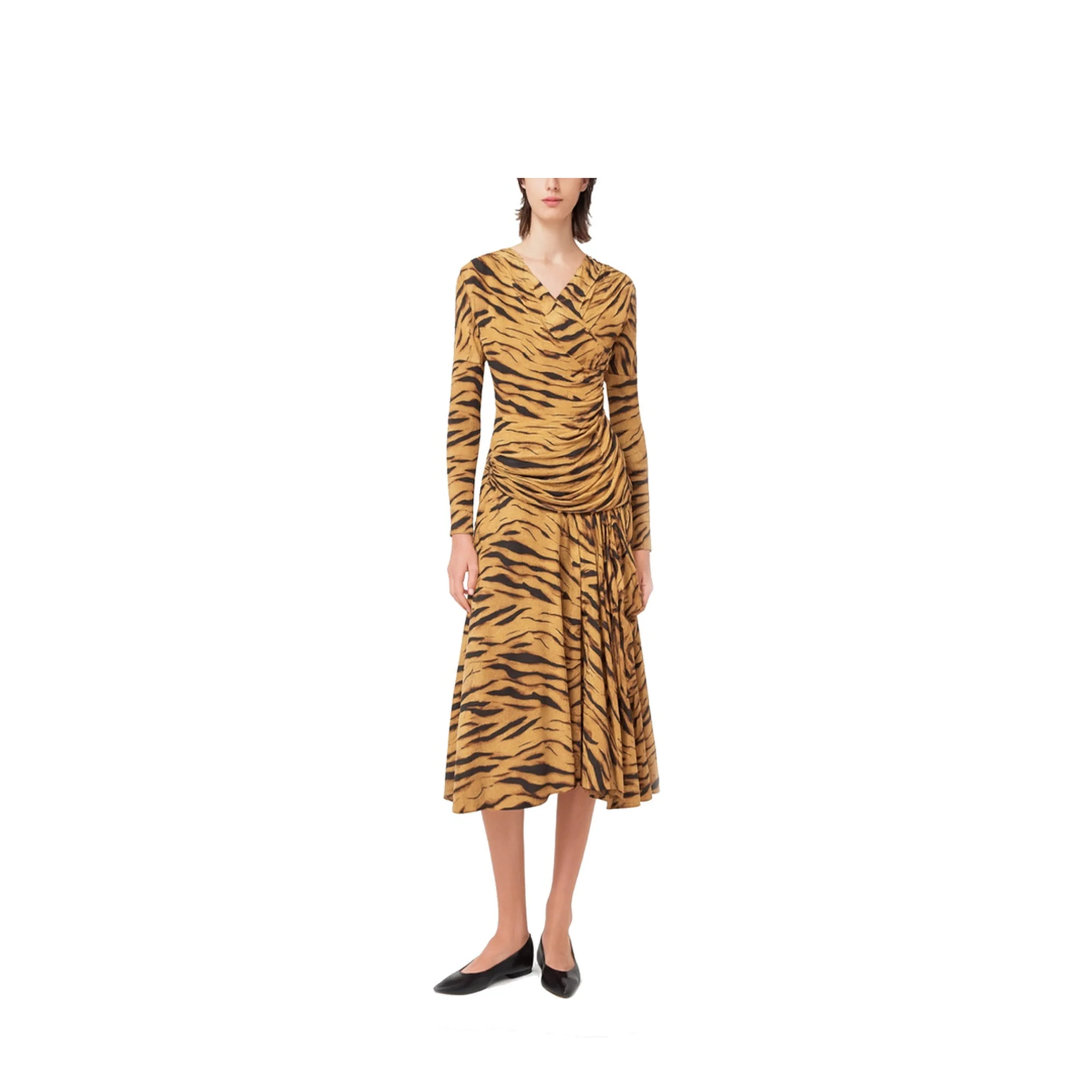 Long Dress with Zebra Print - Image 2
