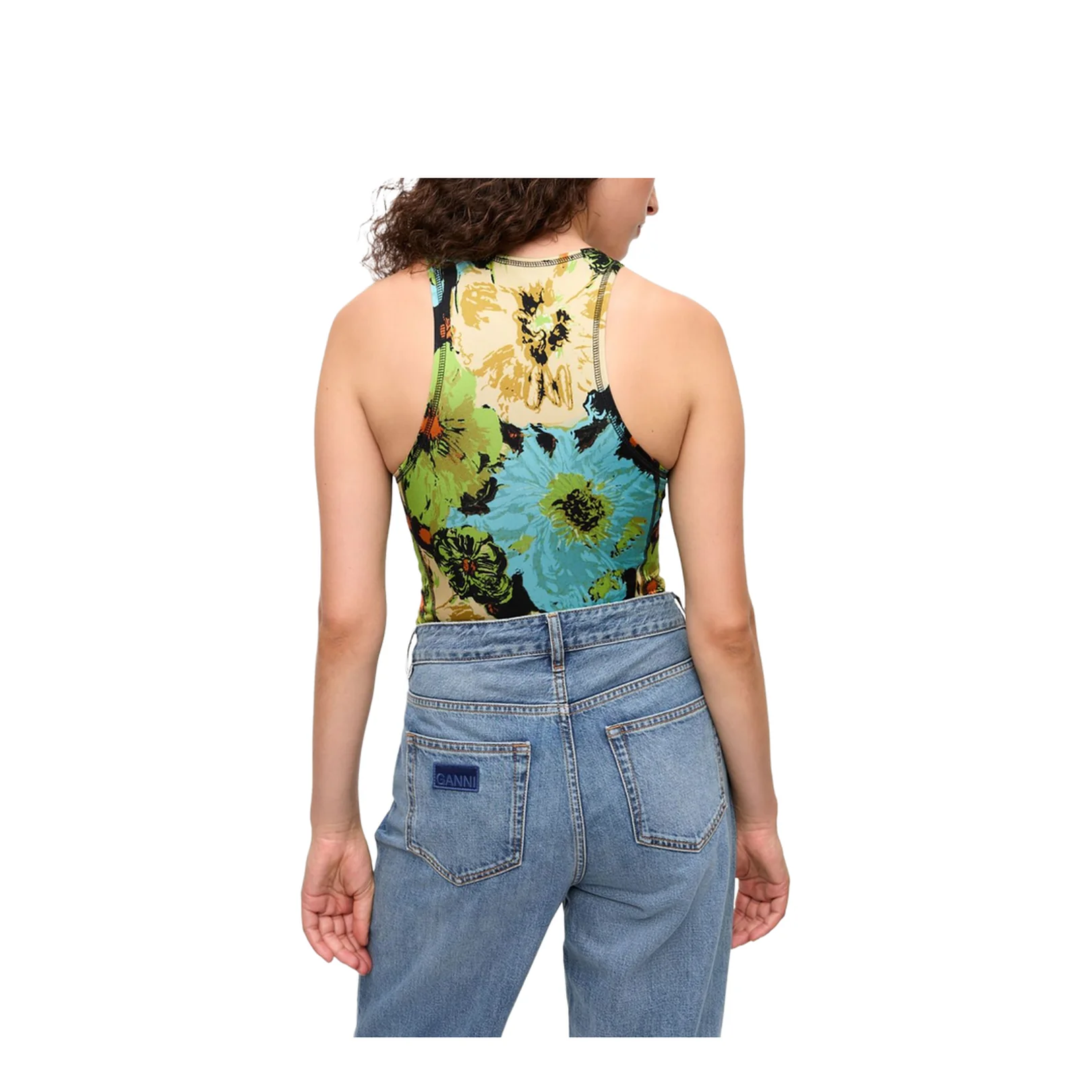 Multicolour Printed Bodysuit - Image 4