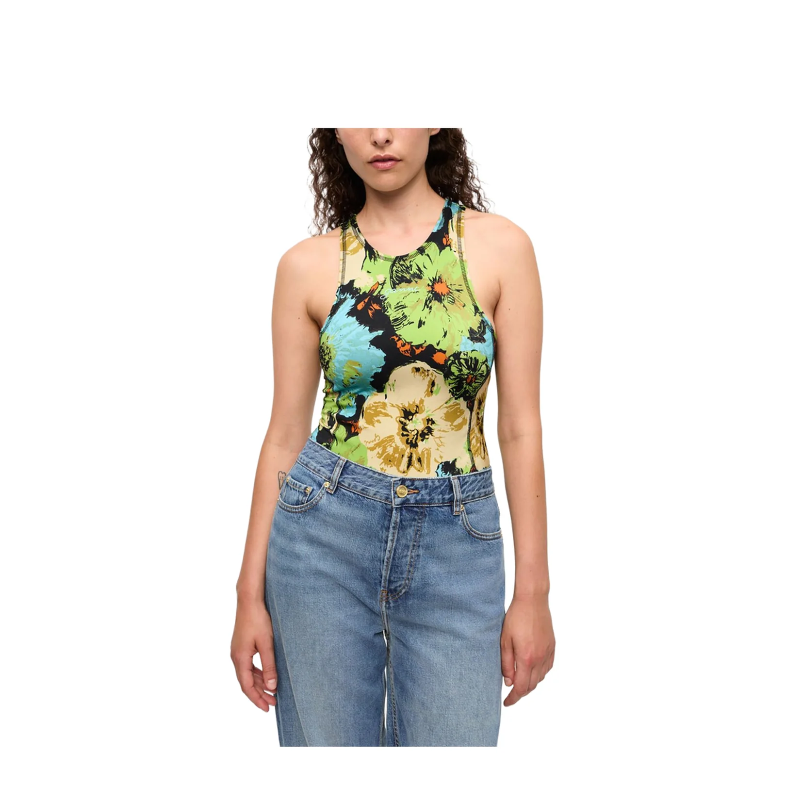 Multicolour Printed Bodysuit - Image 6