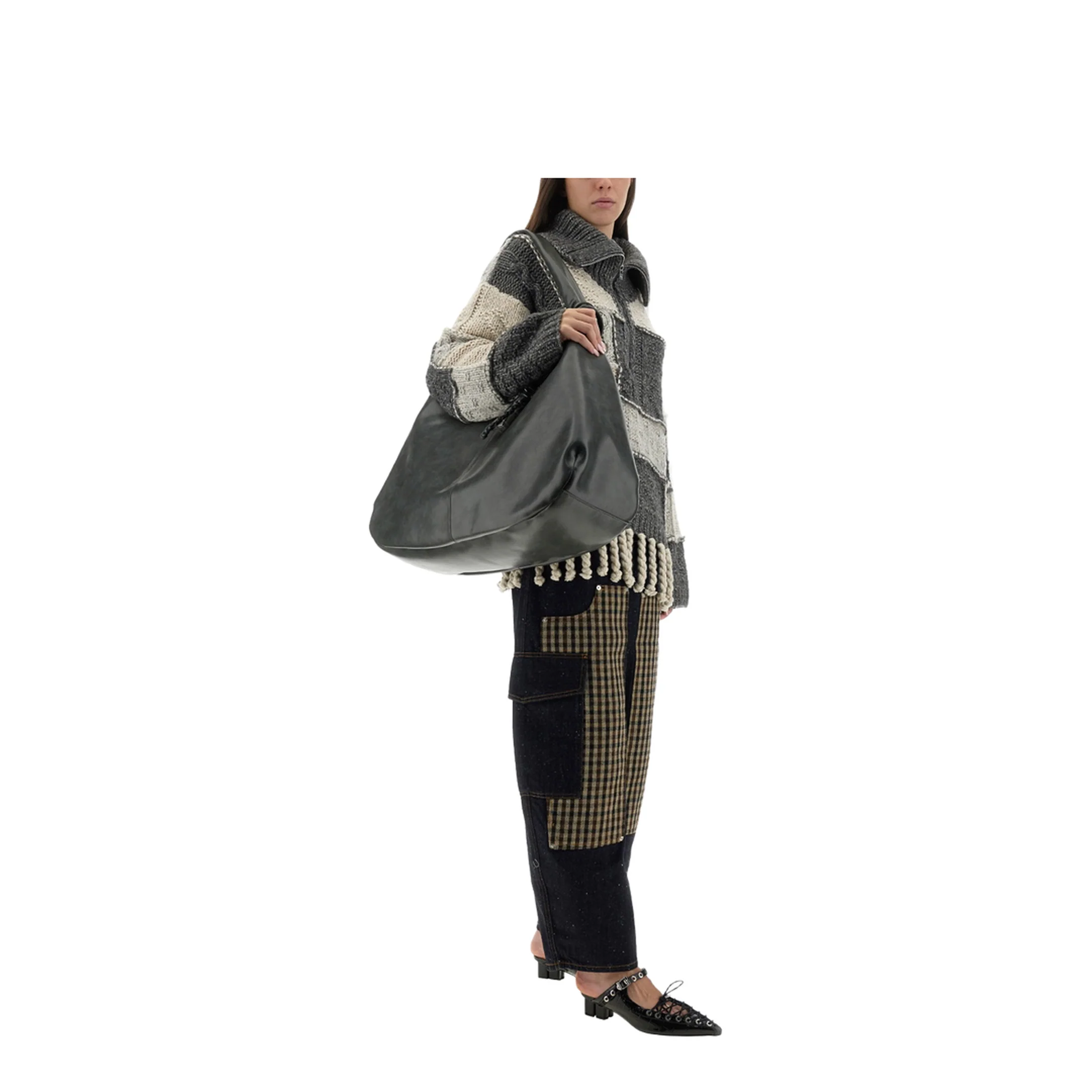 Patchwork Jersey with Bangs - Image 2