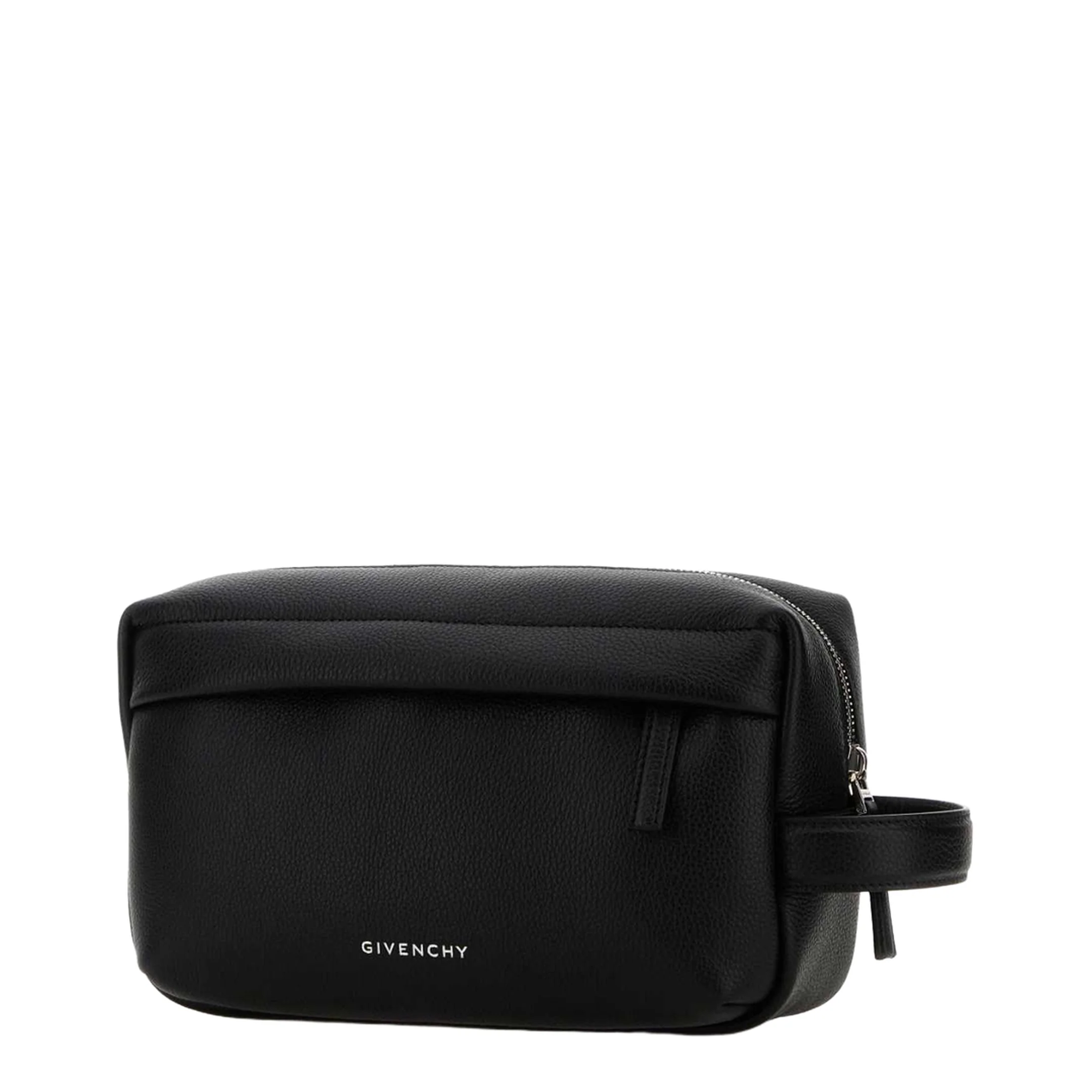 U Backpack Leather Toilet Pouch - Black - Image 2