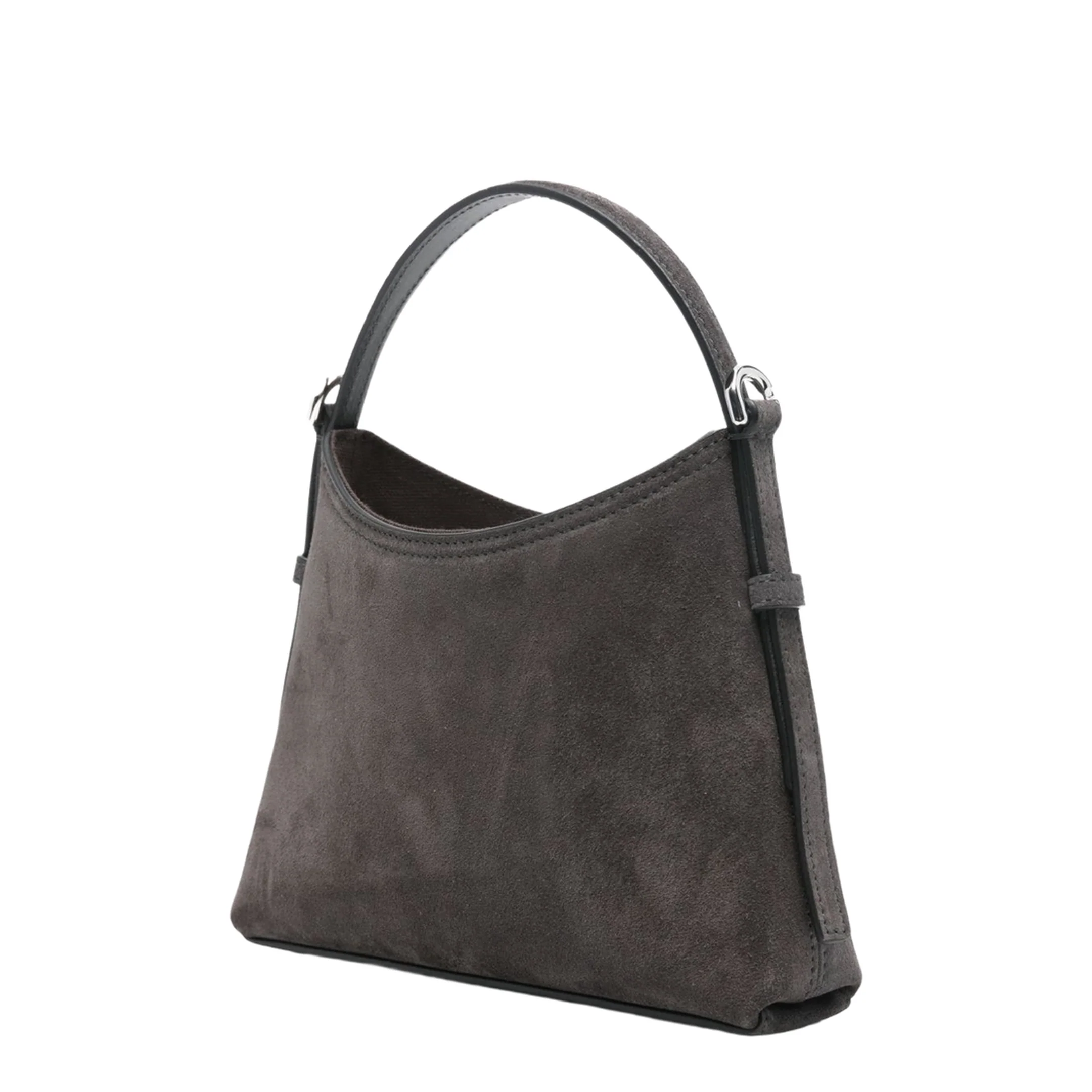 Voyou Leather Mini Bag Grey - Image 3