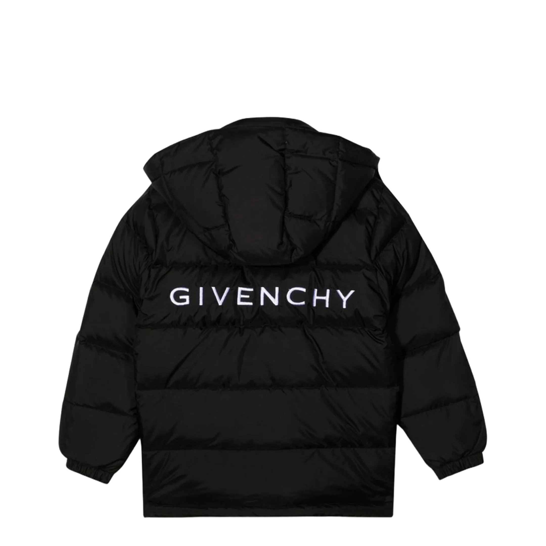 Long Down Jacket With Hood - Image 2