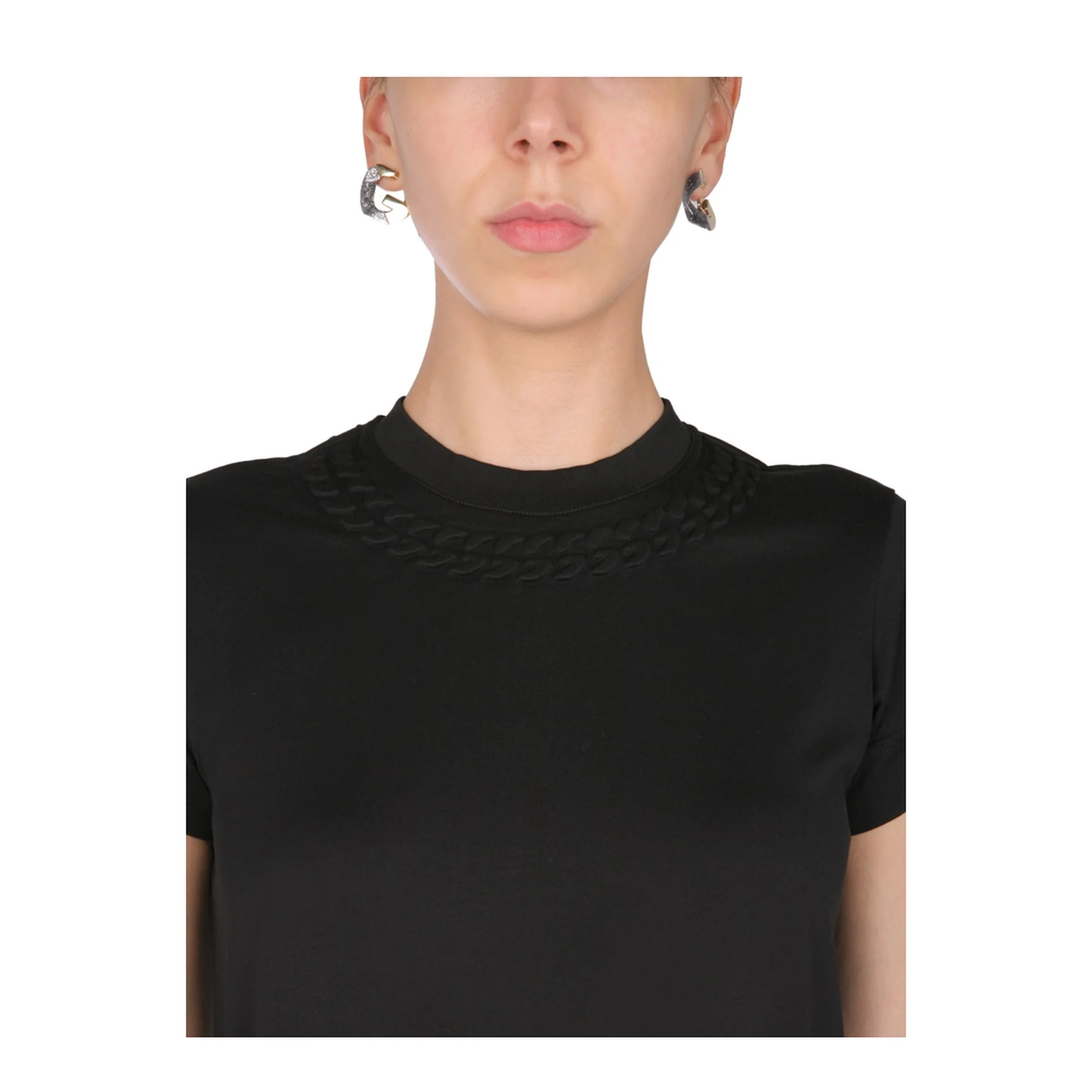 T-Shirt with Chain Motif - Image 3