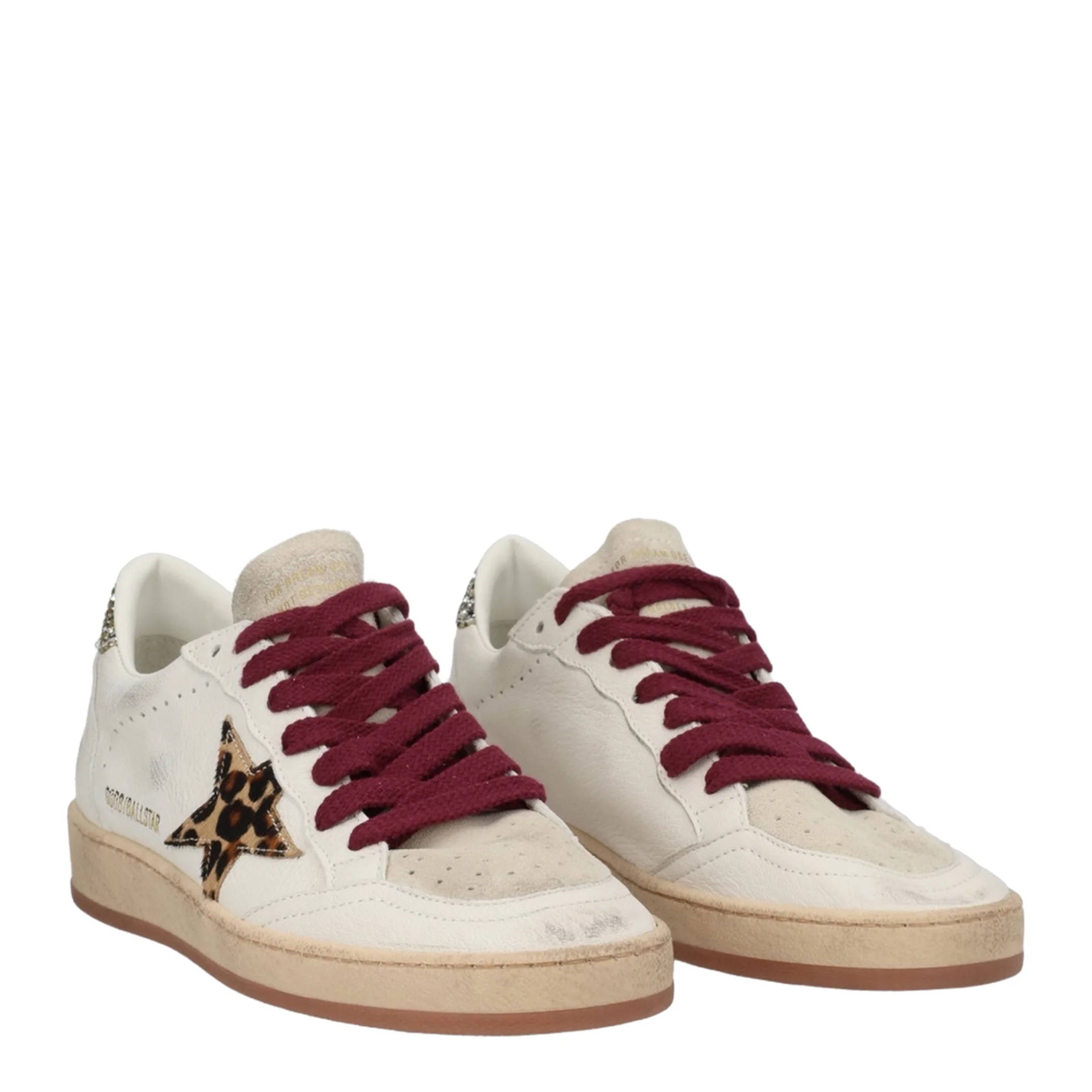 Ballstar Nappa Upper Toe and Spur Suede Tongue Horsy Star Glitter Heel - Image 2
