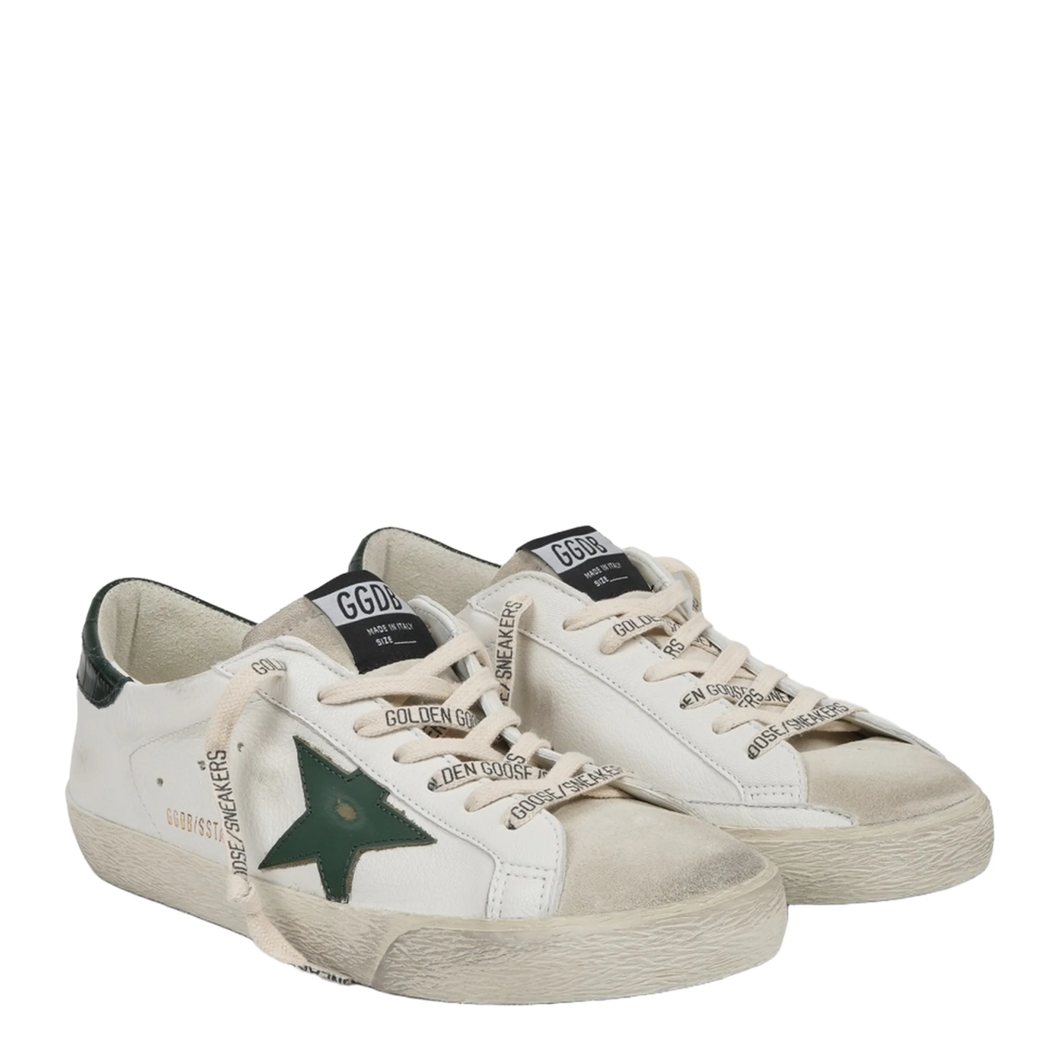 Super Star Nappa Upper Suede Toe and Tongue Leather Star Printed Leather Heel - Image 2