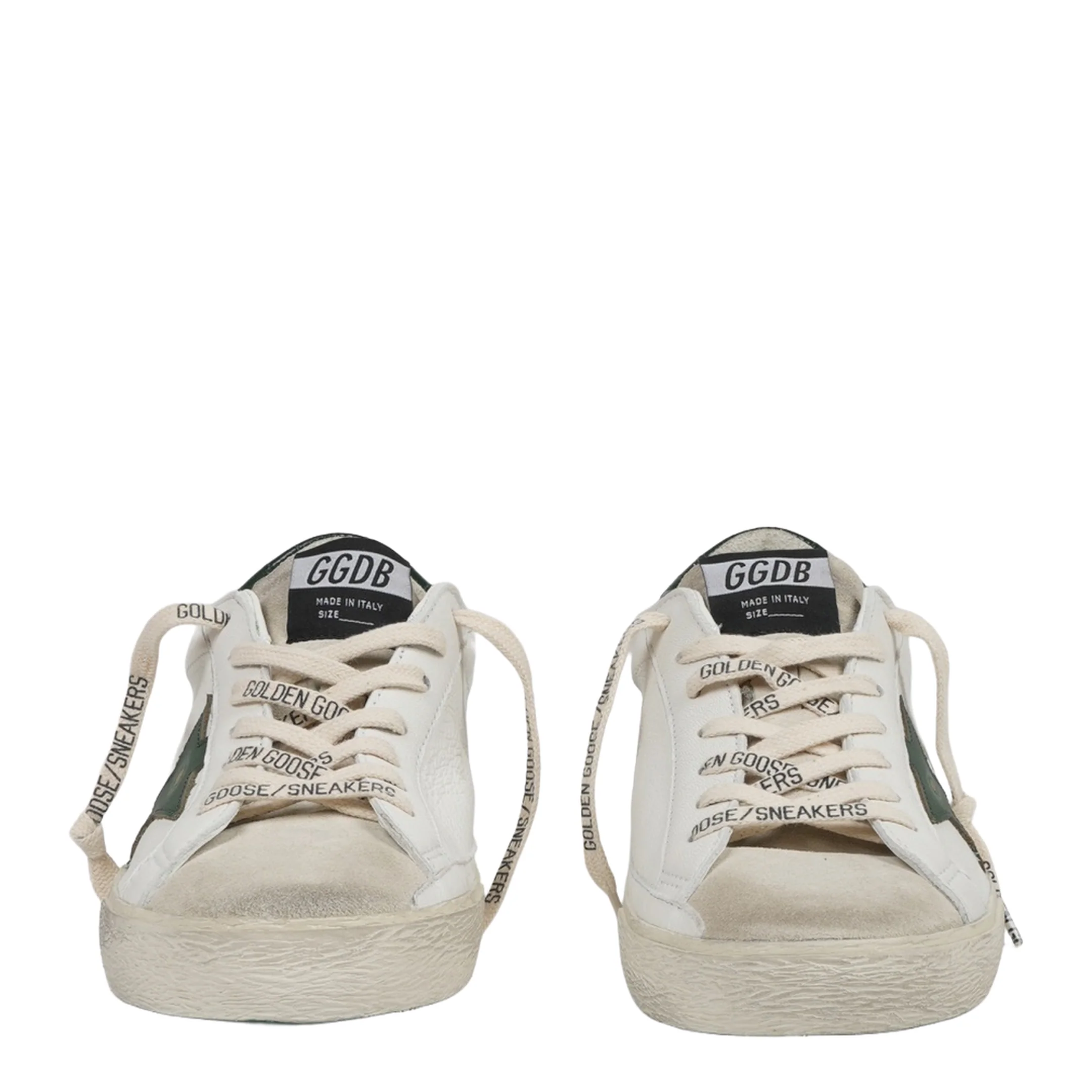 Super Star Nappa Upper Suede Toe and Tongue Leather Star Printed Leather Heel - Image 3