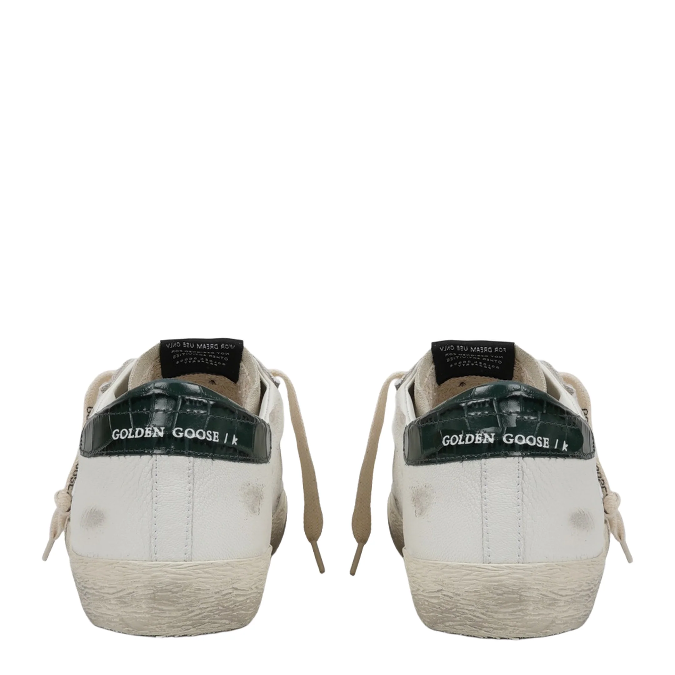 Super Star Nappa Upper Suede Toe and Tongue Leather Star Printed Leather Heel - Image 4