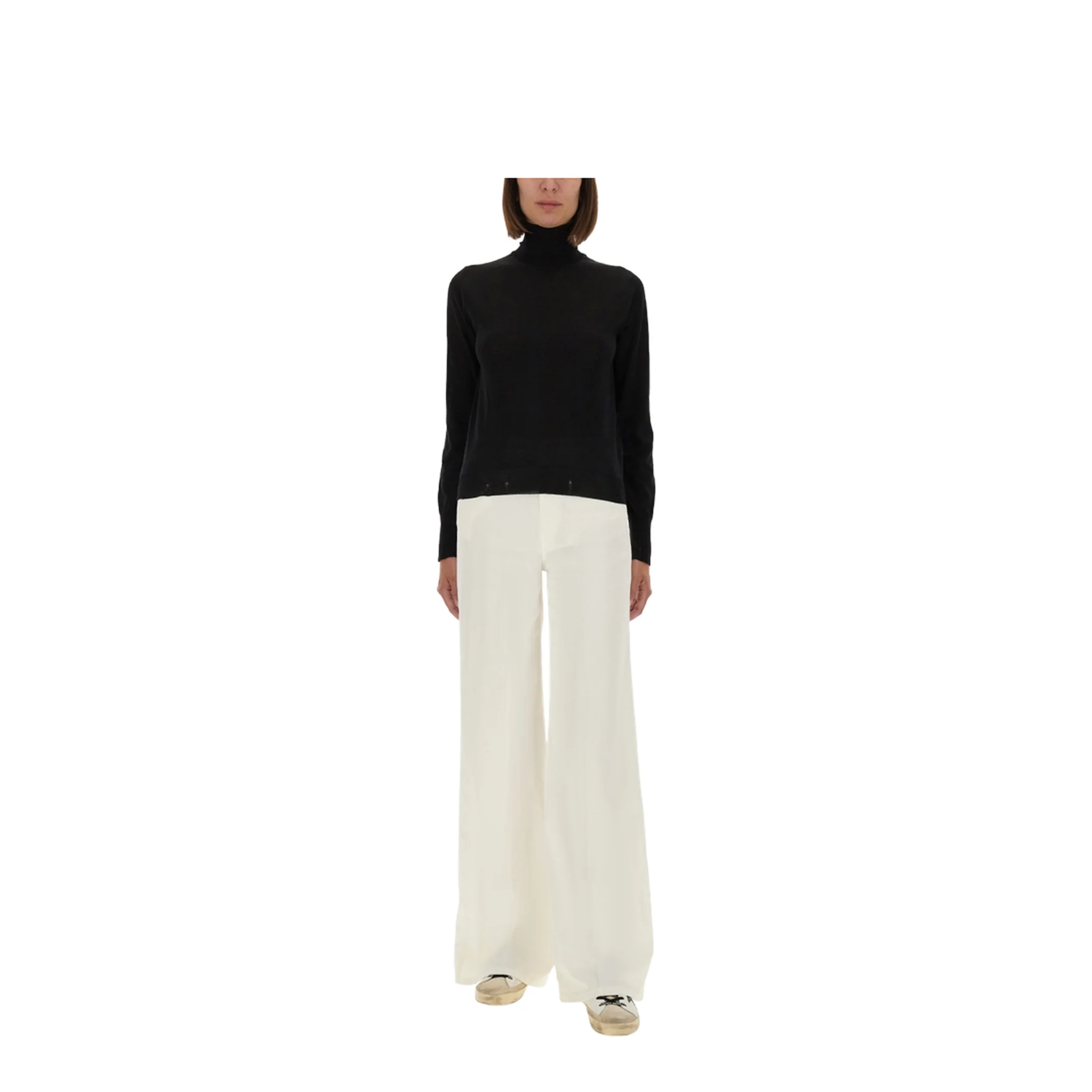 Worn Effect Wool Sweater - Image 2