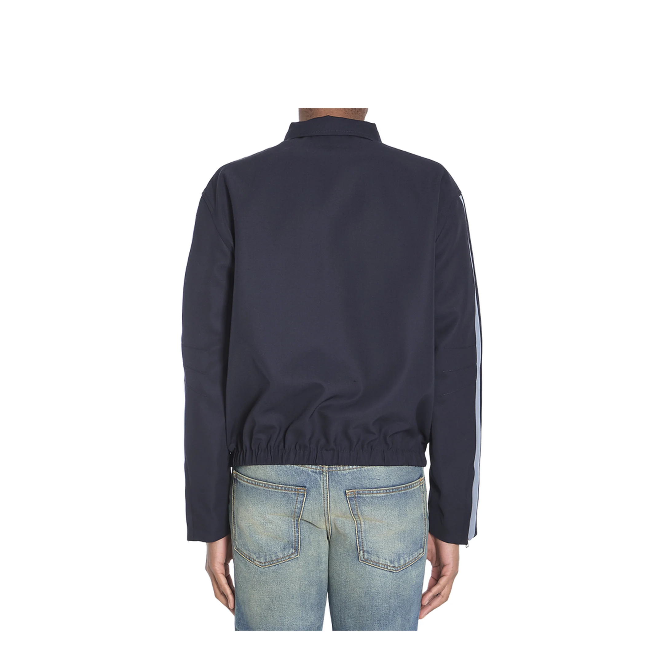 Black Polyester Blend Jacket - Image 4