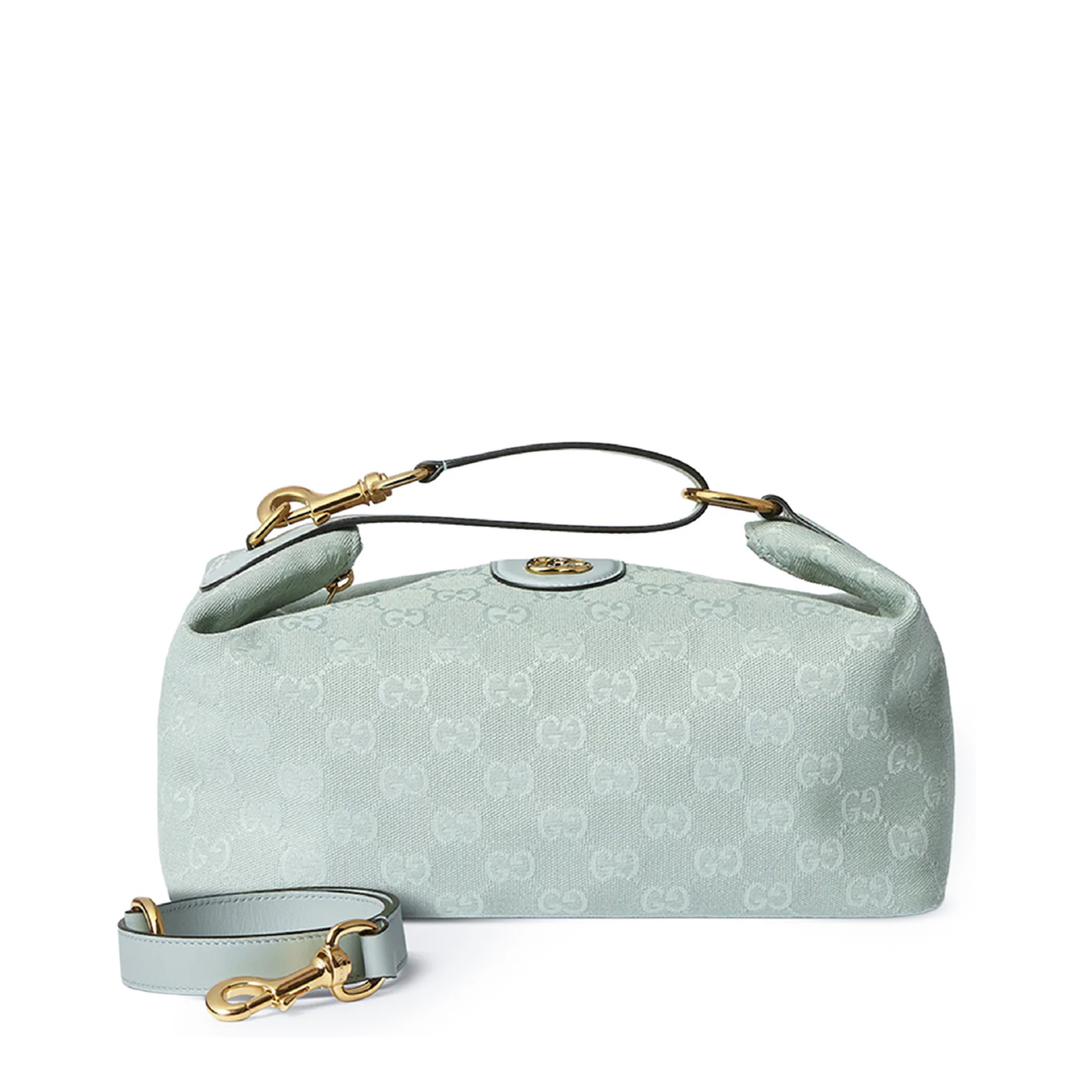Vanity Medium Canvas Handbag - Blue - Image 4