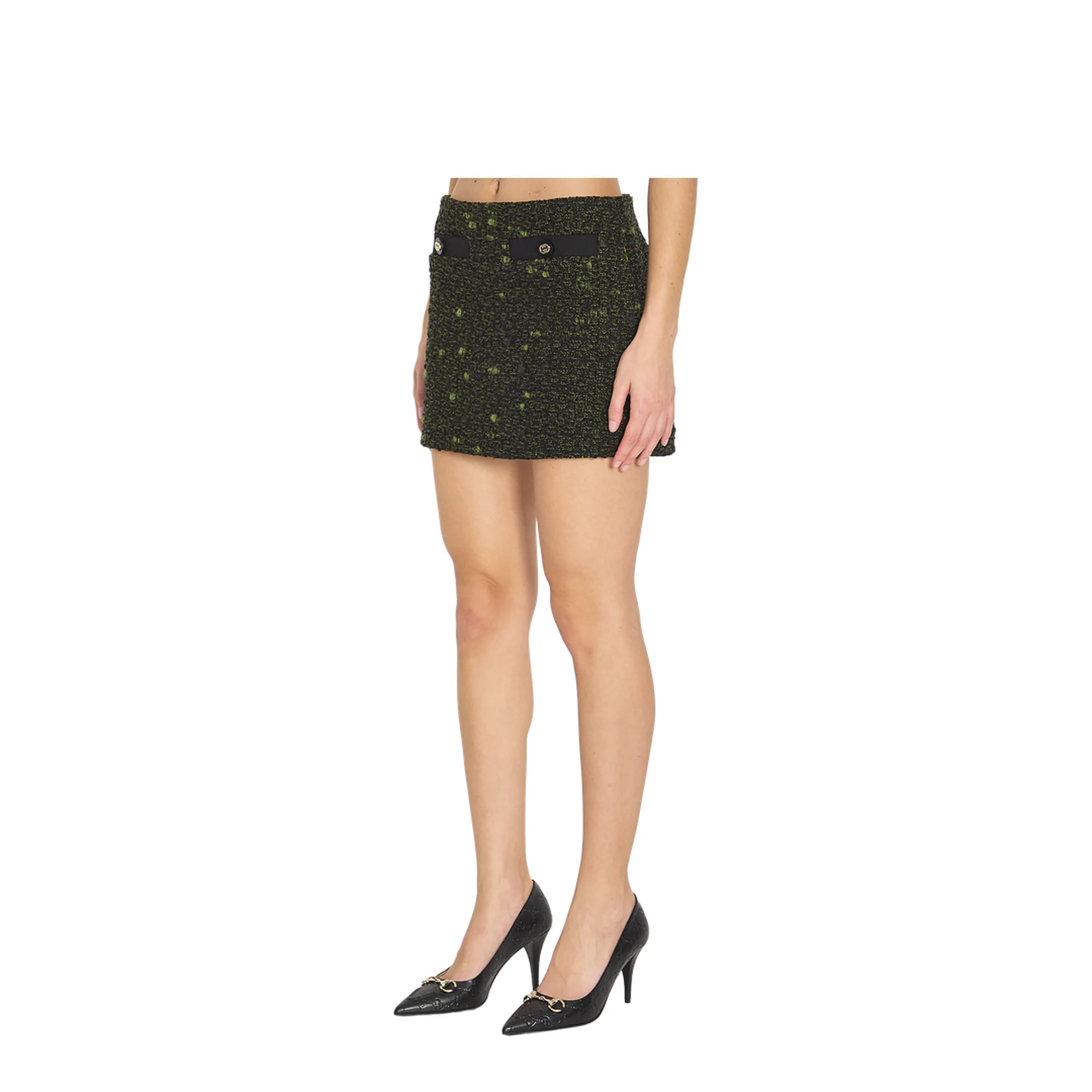 Bouclé Wool Skirt - Image 2