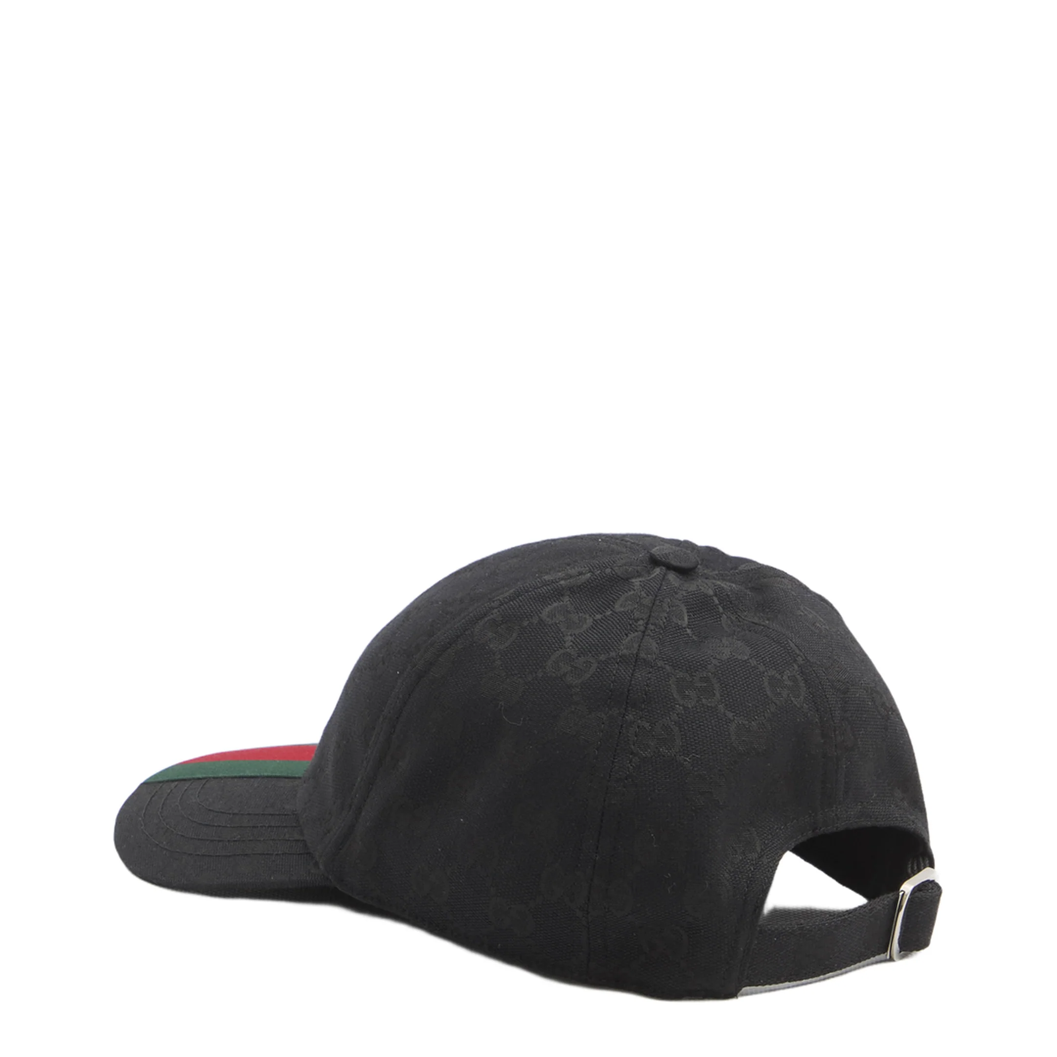 Canvas Baseball Hat in Black - Image 2