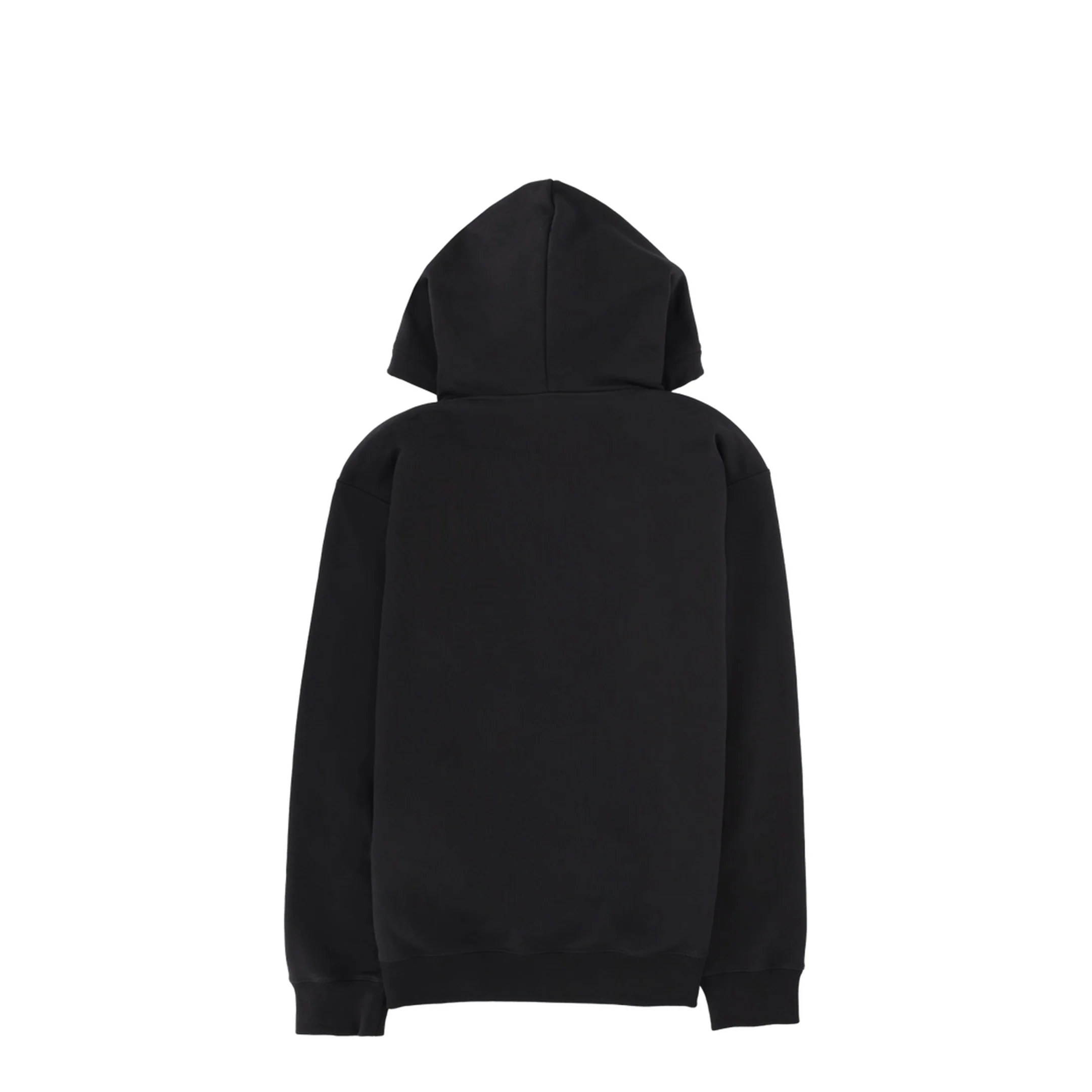 Cotton Jersey Sweatshirt with Print in Black - Image 3