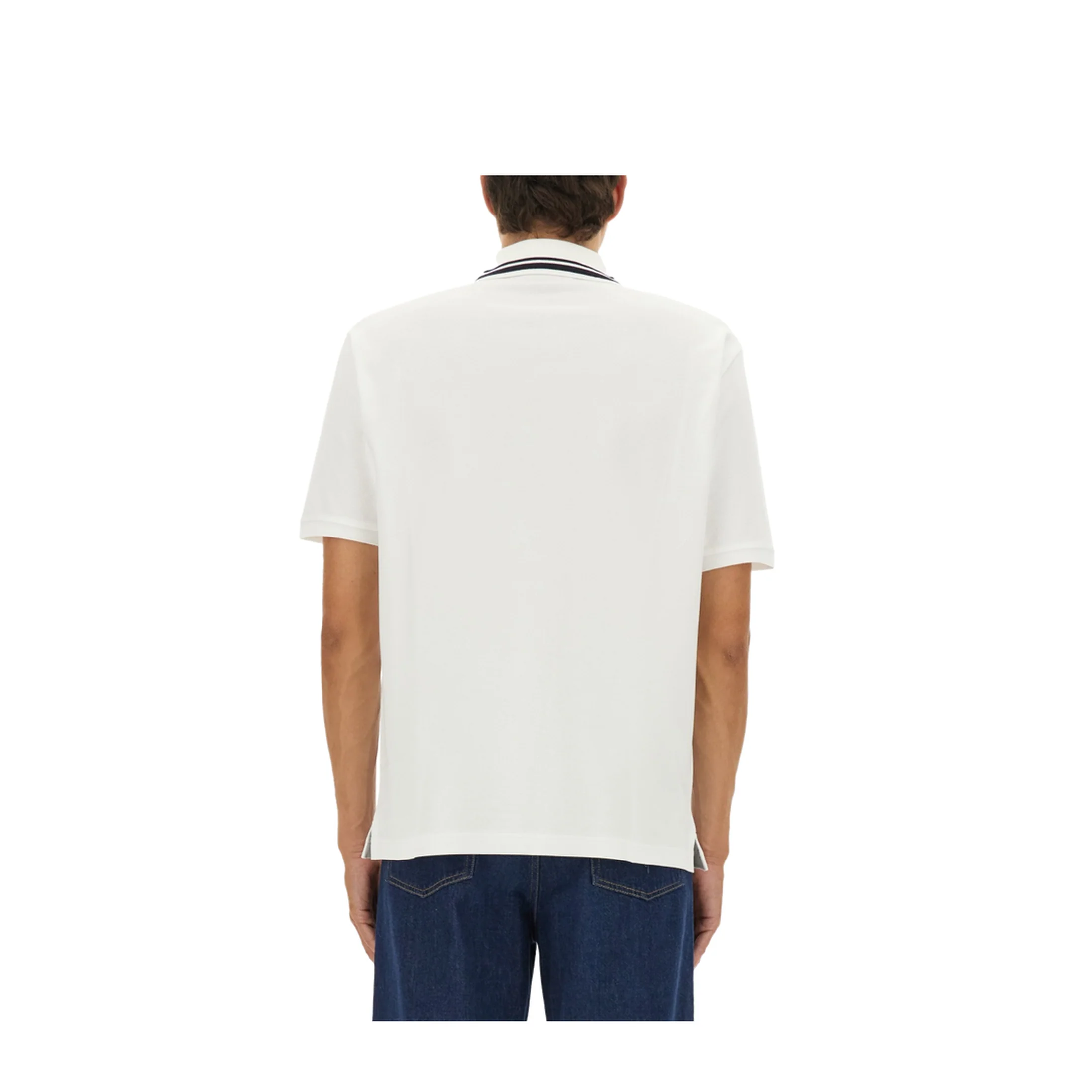Cotton Pique Polo Shirt - Image 3