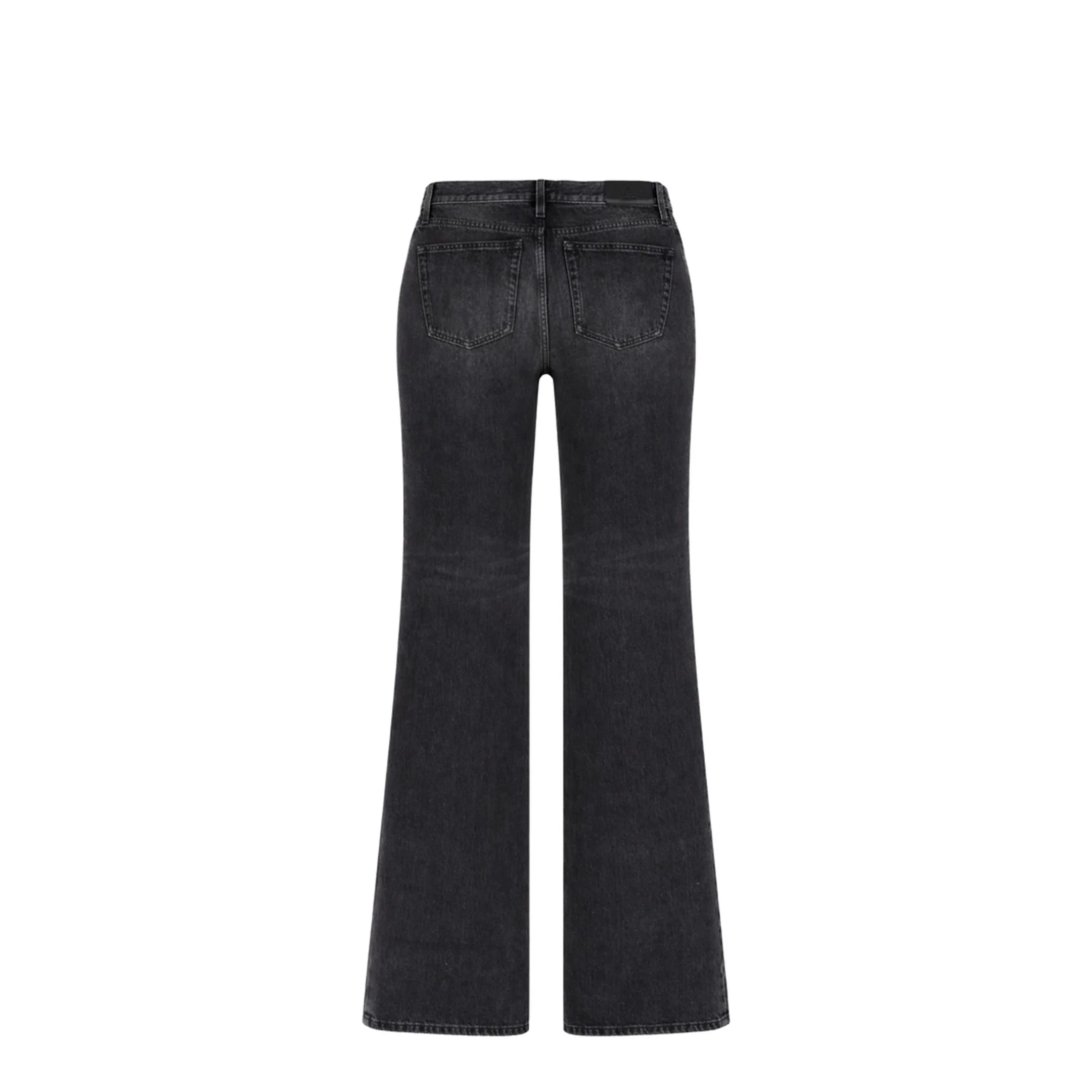 Denim Jeans with Horsebit Detail - Image 3