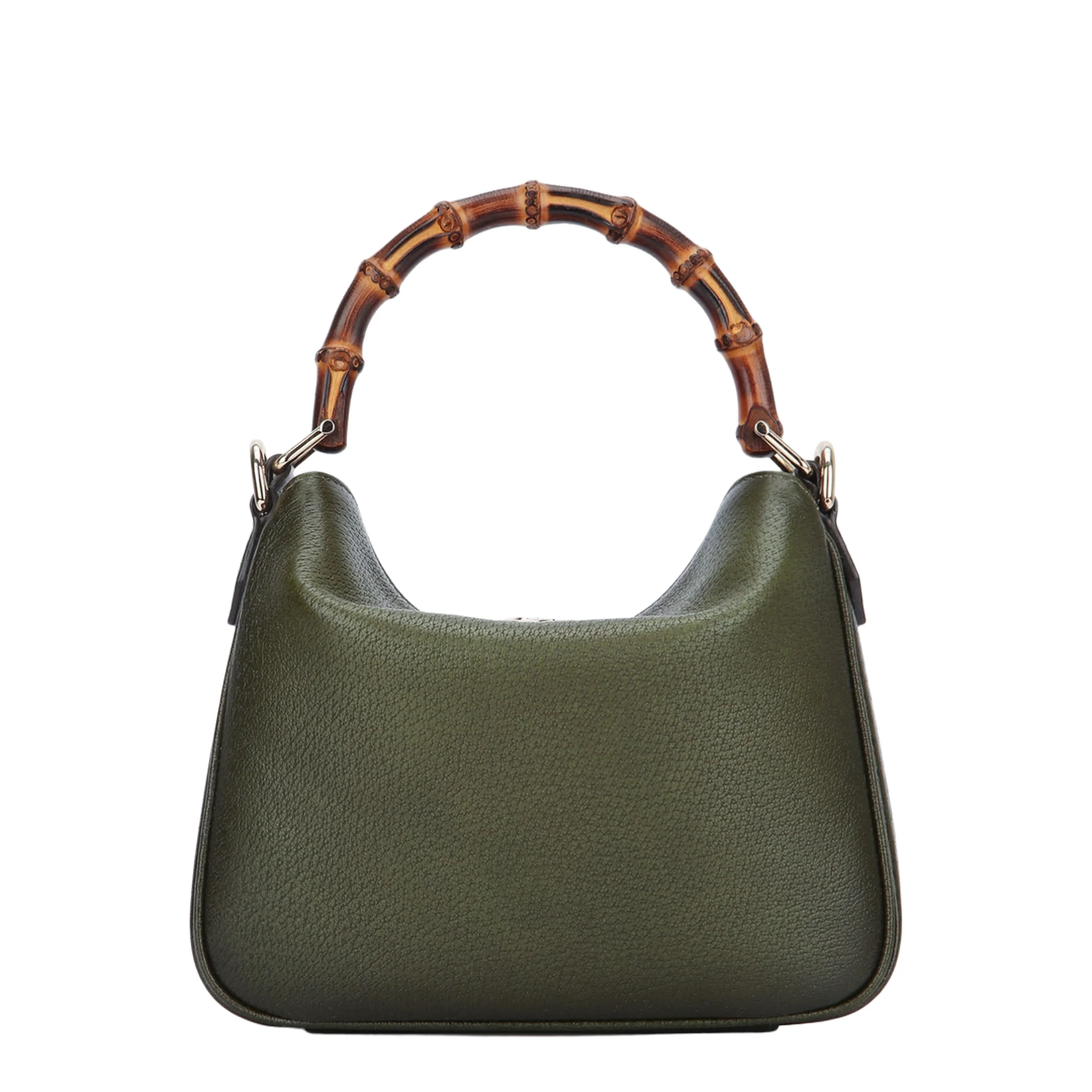 Diana Small Shoulder Bag in Gradient Green Leather - Image 4